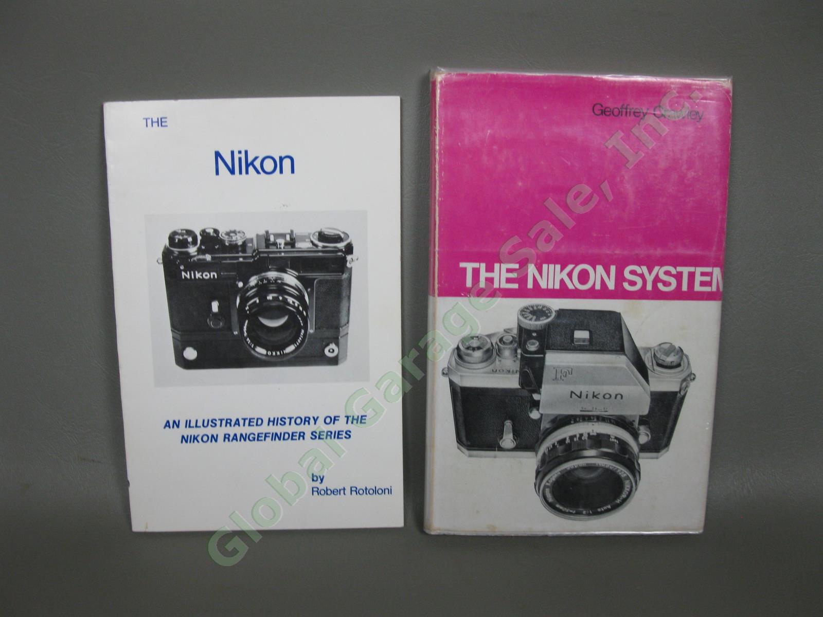 VTG Nikon Film Camera Books Manuals & Rangefinder Illustrated History SIGNED NR 4