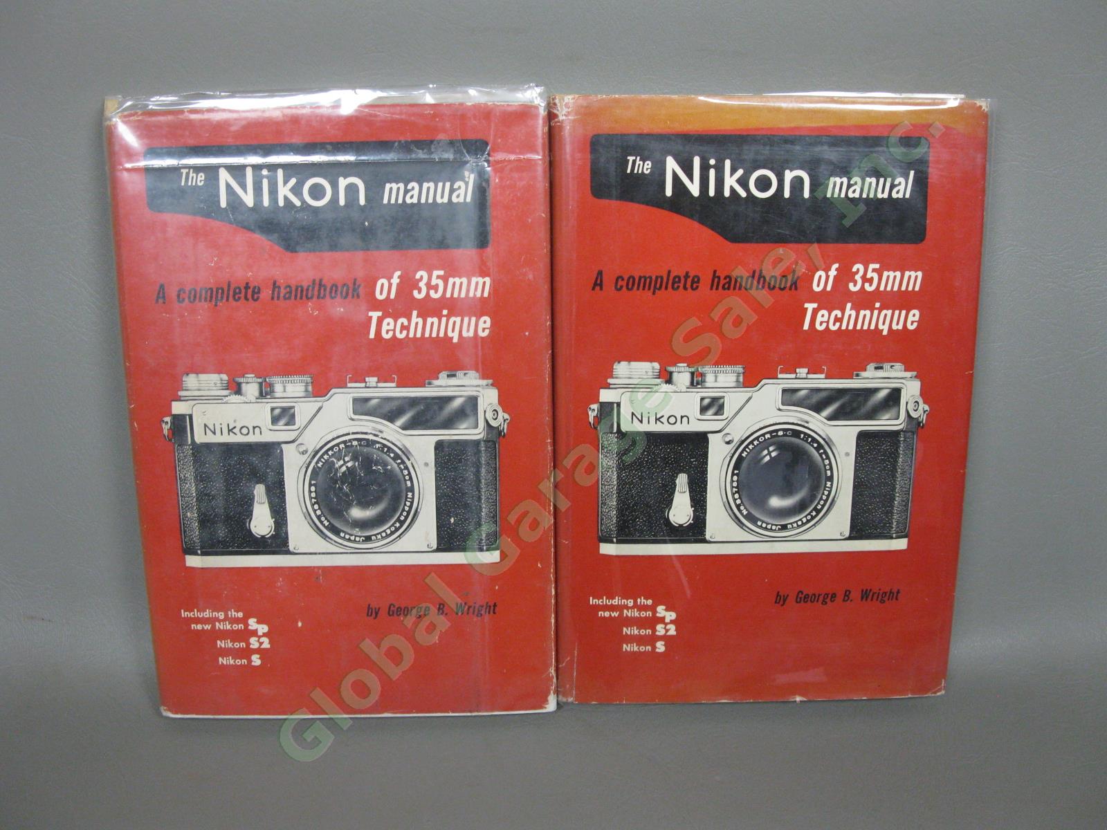 VTG Nikon Film Camera Books Manuals & Rangefinder Illustrated History SIGNED NR 6