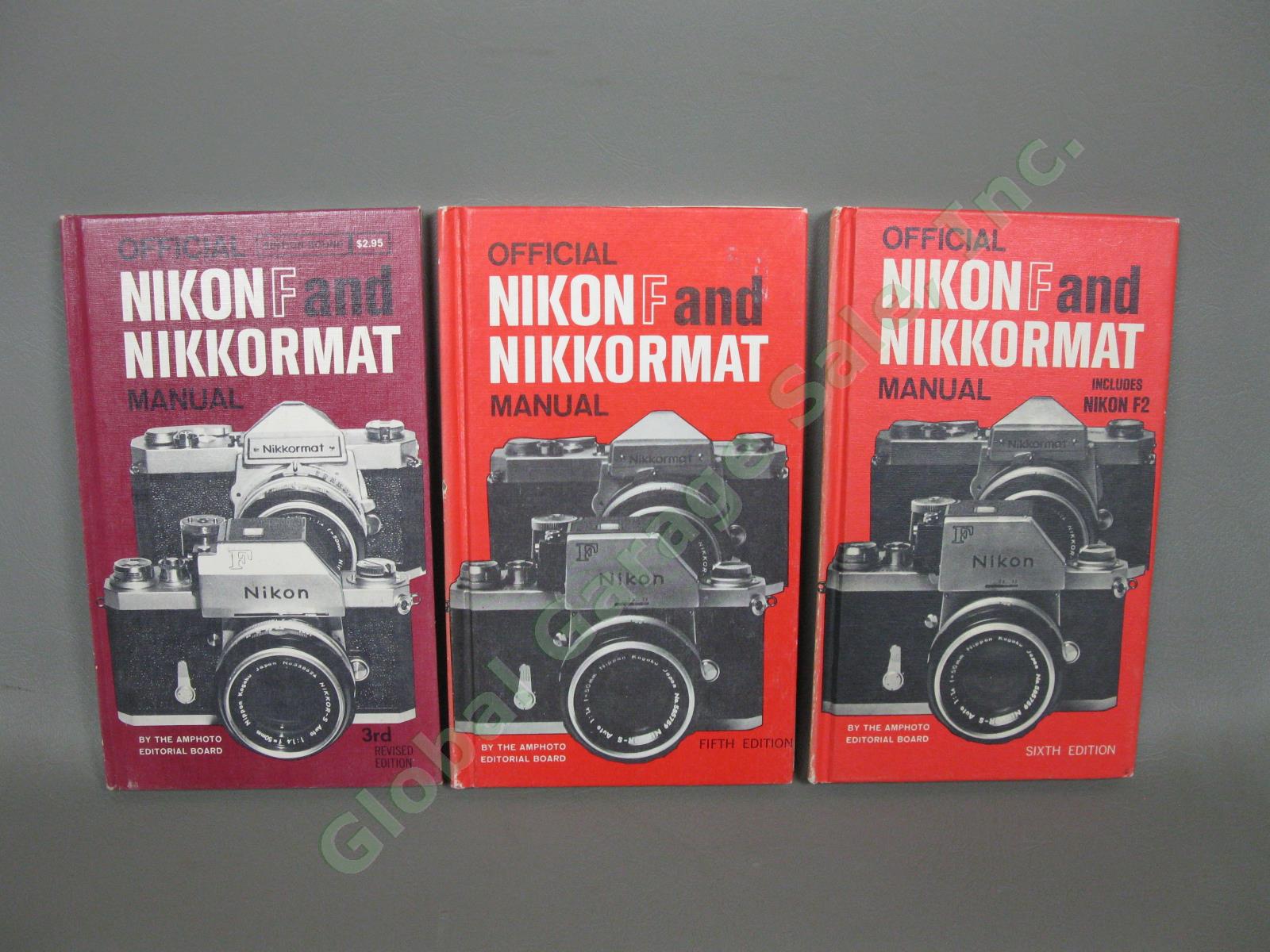 VTG Nikon Film Camera Books Manuals & Rangefinder Illustrated History SIGNED NR 8