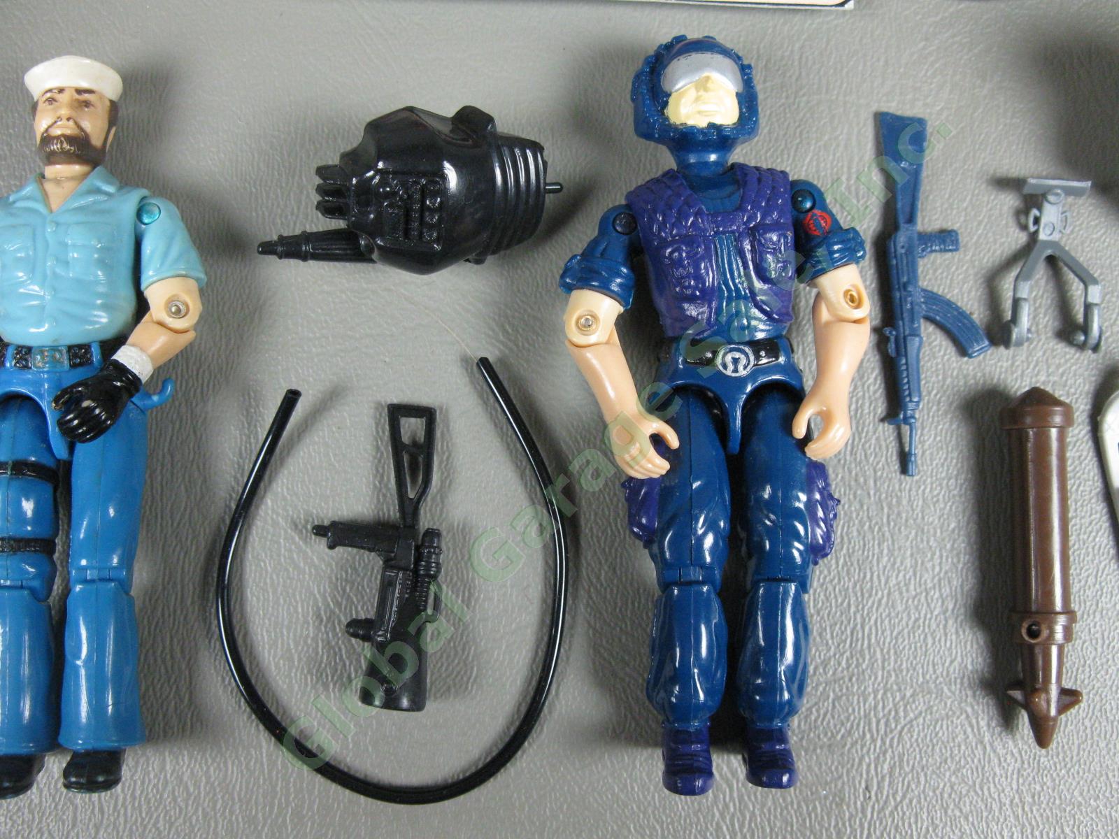 9 Original Vintage 1985 GI Joe Cobra Action Figure Set Series 4 Collection Lot 2