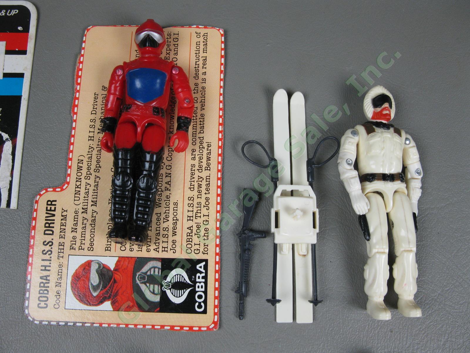 7 Original Vintage 1983 GI Joe Cobra Action Figure Set Series 2 Collection Lot 3