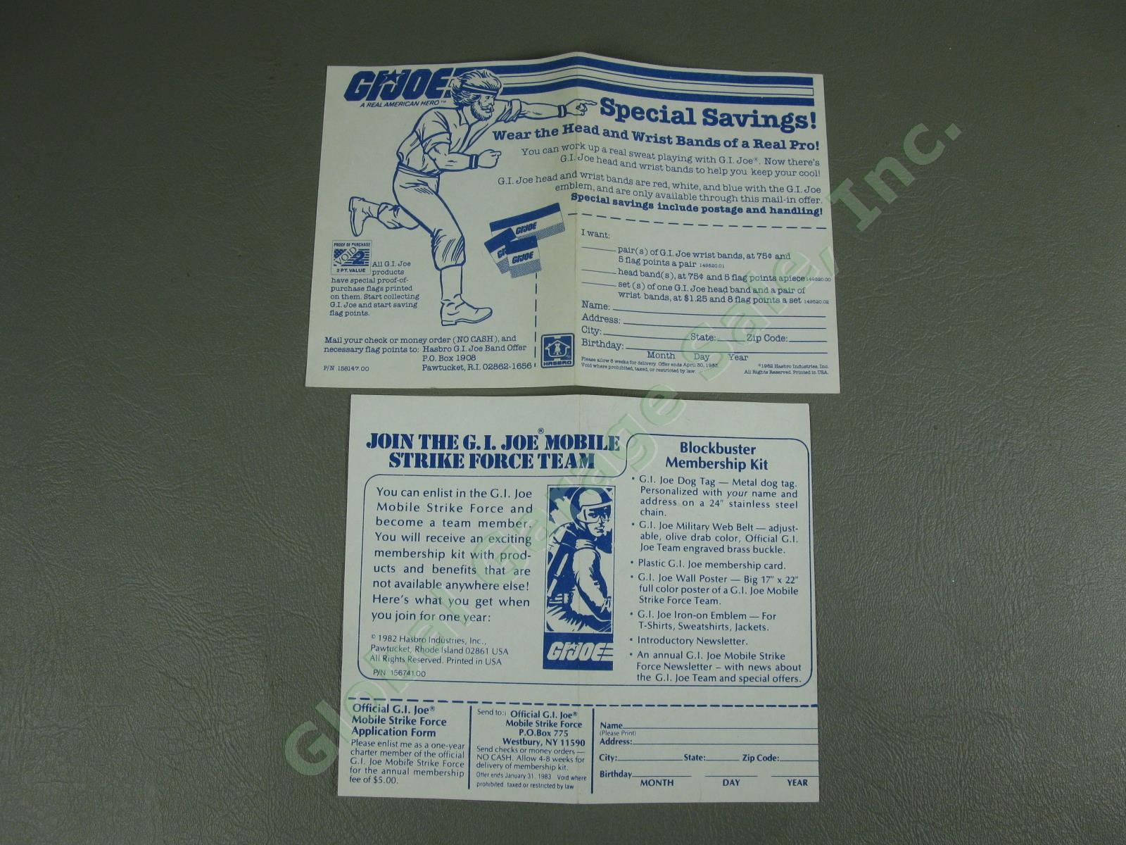 12 COMPLETE ORIGINAL 1982 GI Joe Straight Arm Action Figure Series 1 Collection 14
