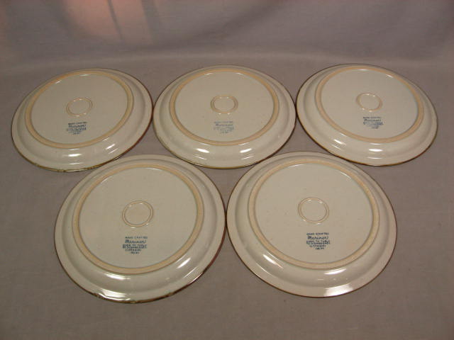 5 Vintage Otagiri Mariner Dinner Plates + Platter Tray 2