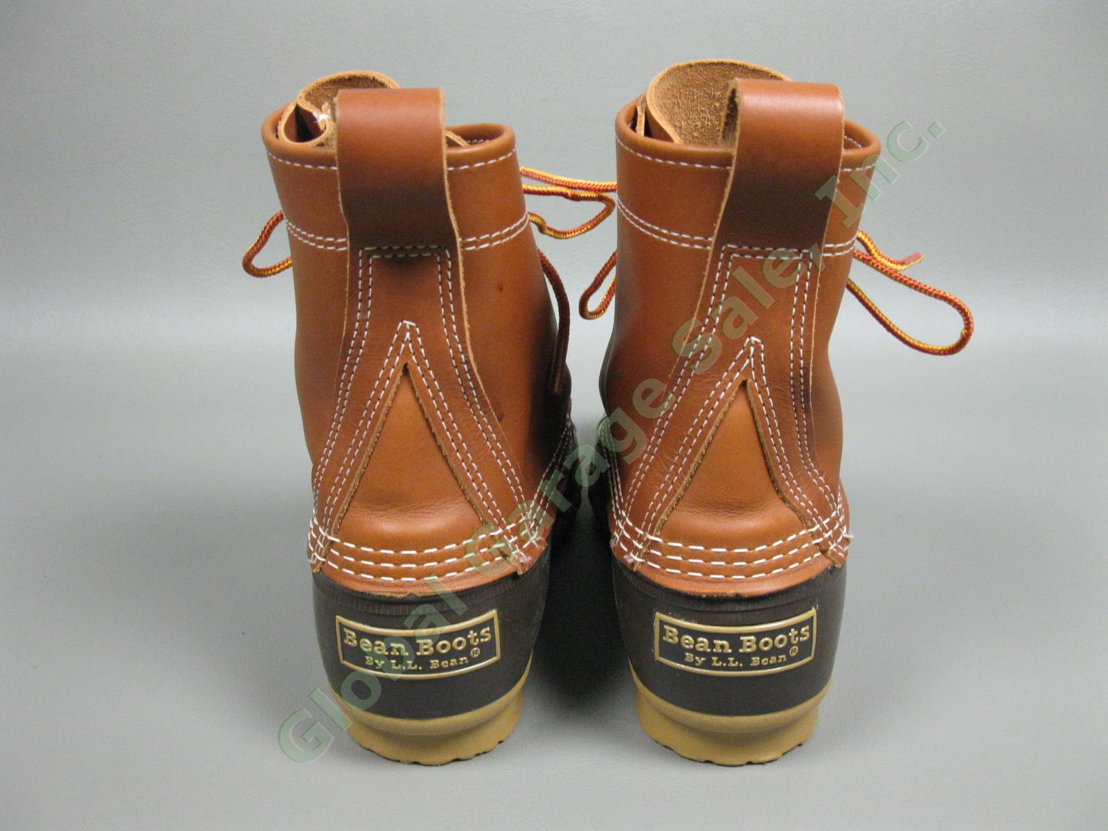 LL Bean Original Leather/Rubber 8" Duck Boots Womens Size 6 USA Made #06009 NR 3