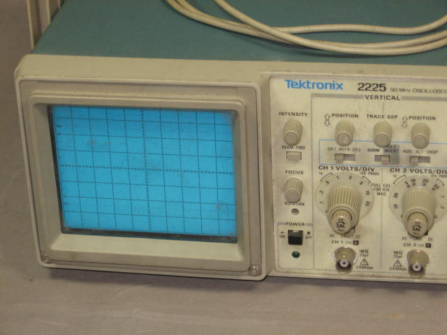 Tektronix Model 2225 Dual Channel 50 MHz Oscilloscope 1