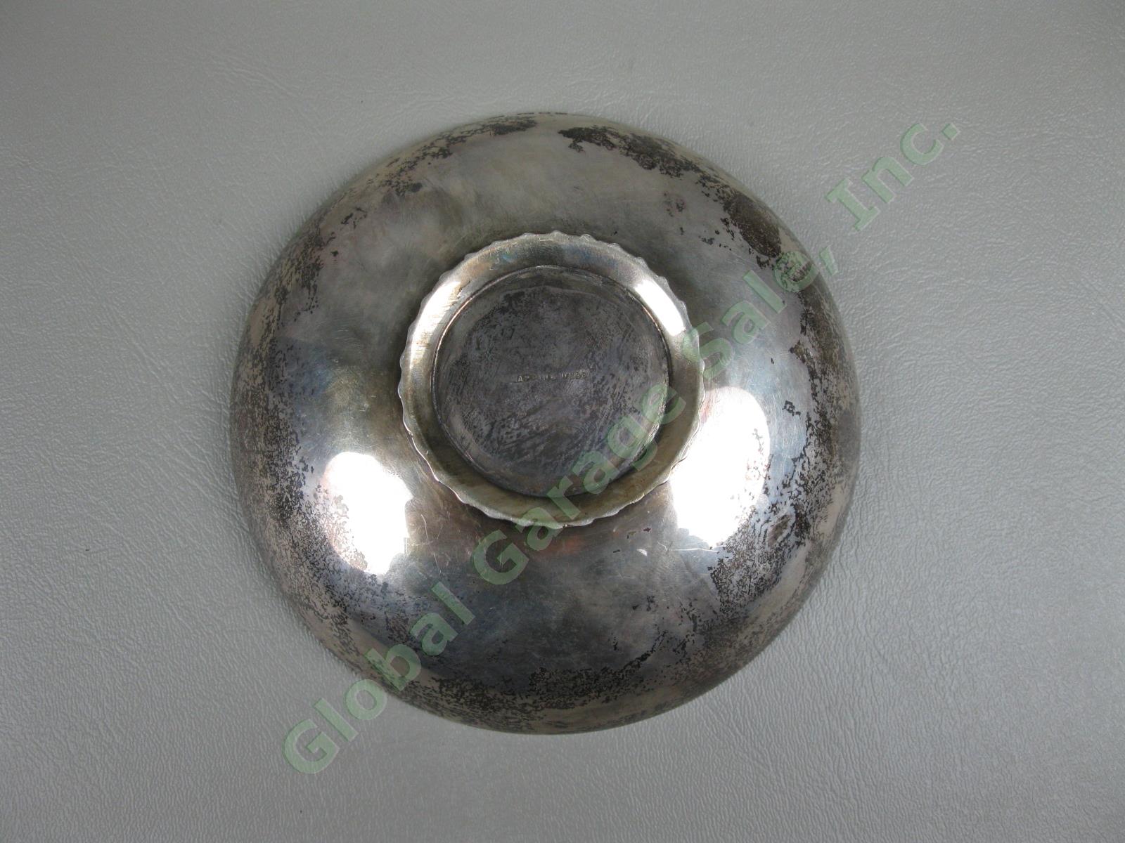 Vintage Mappin & Webb Sterling Silver Trinket Bowl Shallow Bonbon Dish 180gms NR 2