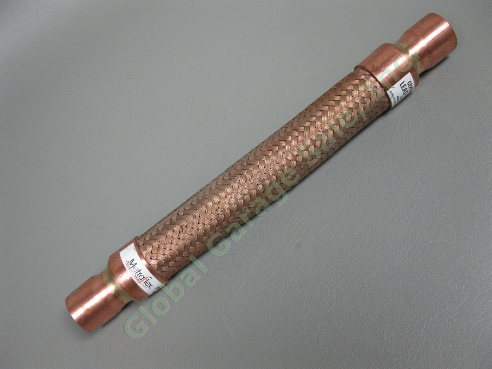 2 Metraflex 10" Copper Flex BBCT Bronze-Braid Connector 3/4" Sweat Ends Pipe LF 1