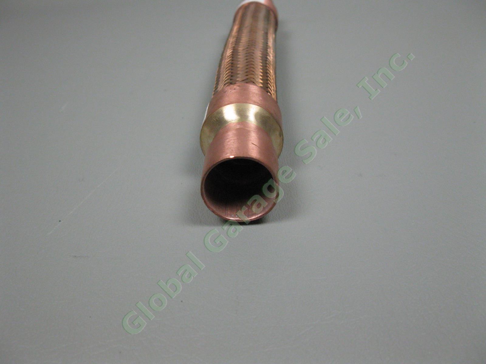 2 Metraflex 10" Copper Flex BBCT Bronze-Braid Connector 3/4" Sweat Ends Pipe LF 3