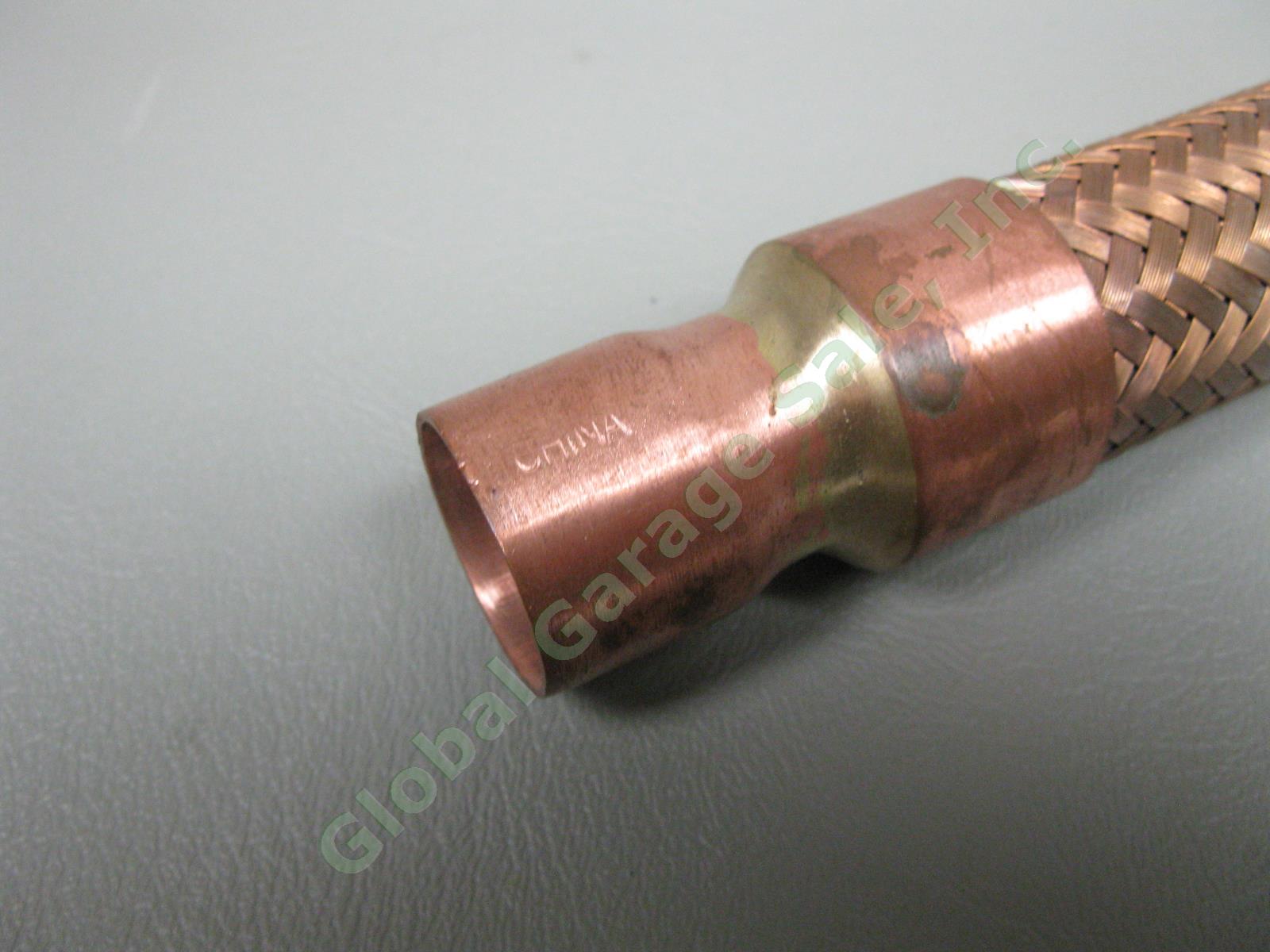 2 Metraflex 10" Copper Flex BBCT Bronze-Braid Connector 3/4" Sweat Ends Pipe LF 4