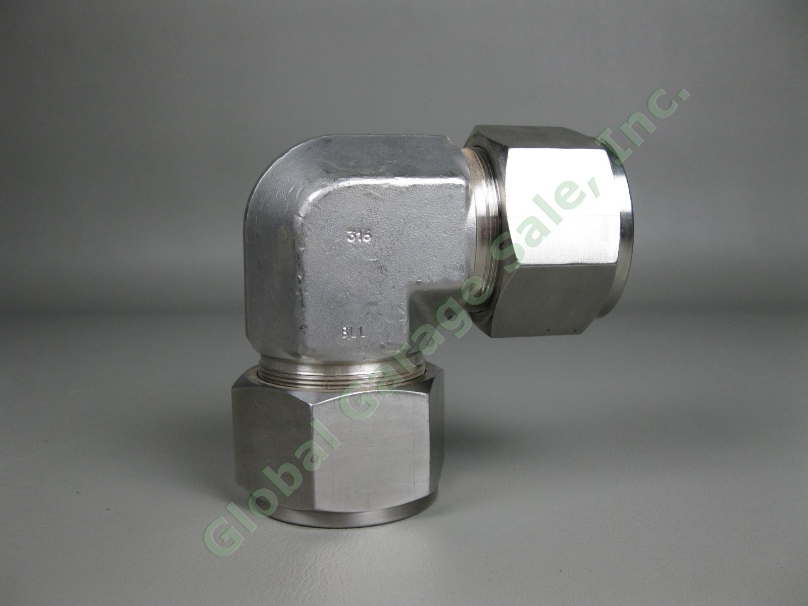 1-1/2" 1.5 Swagelok Stainless Steel 316 SS Compression 90° Union Elbow Fitting