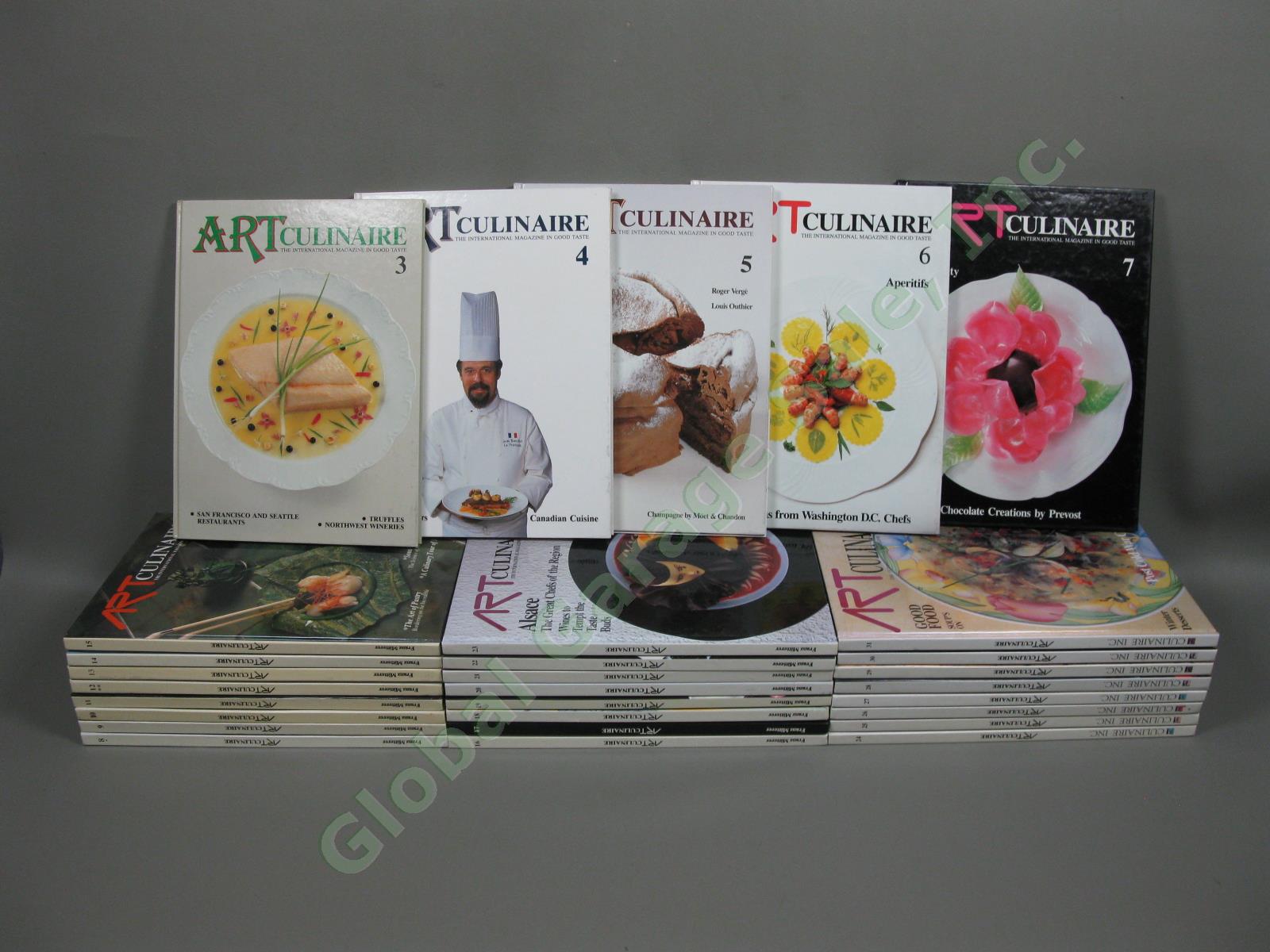 Art Culinaire 1986-1993 International Magazine Collection 29 Issues 3-31 Lot NR