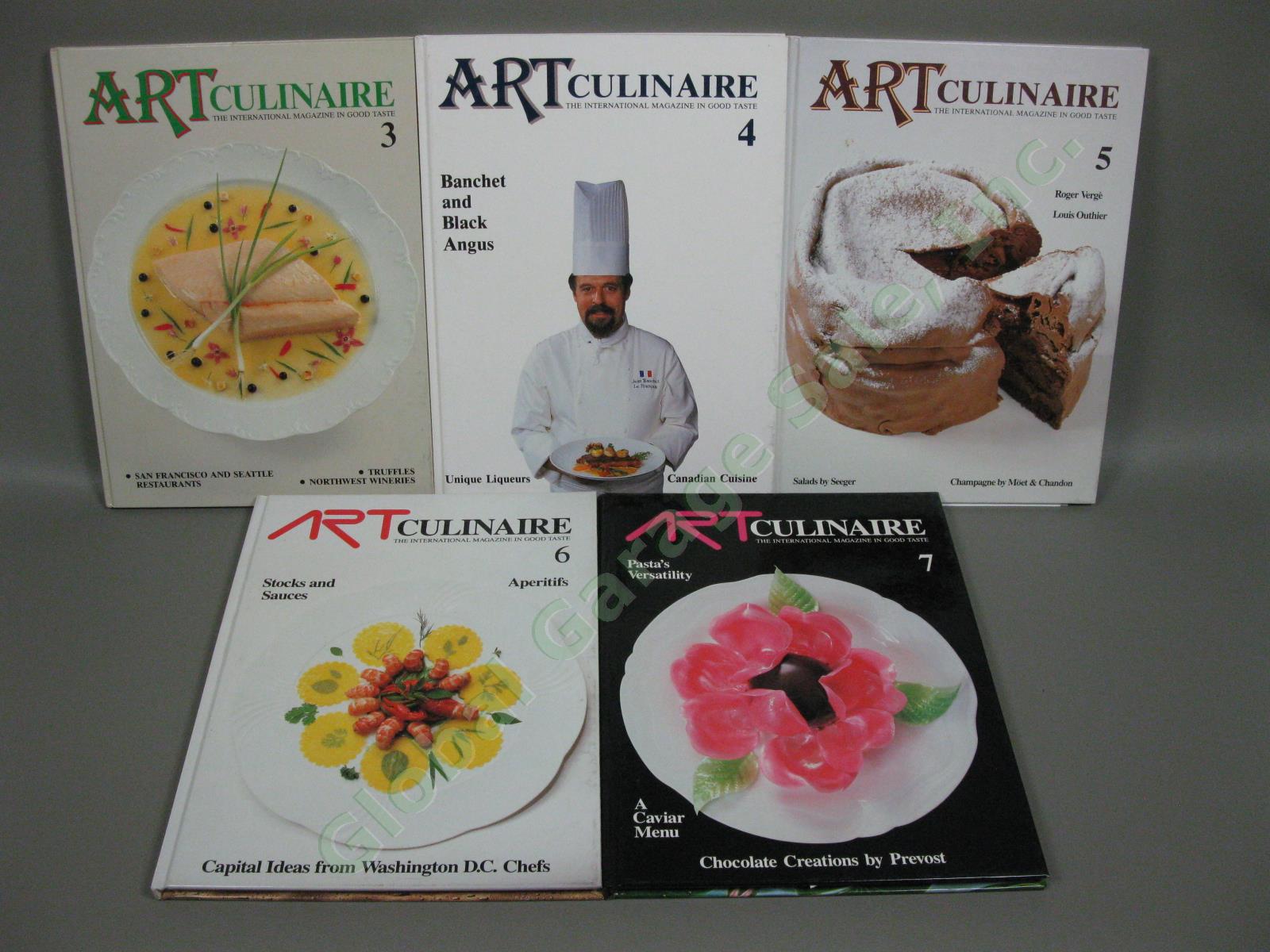 Art Culinaire 1986-1993 International Magazine Collection 29 Issues 3-31 Lot NR 1