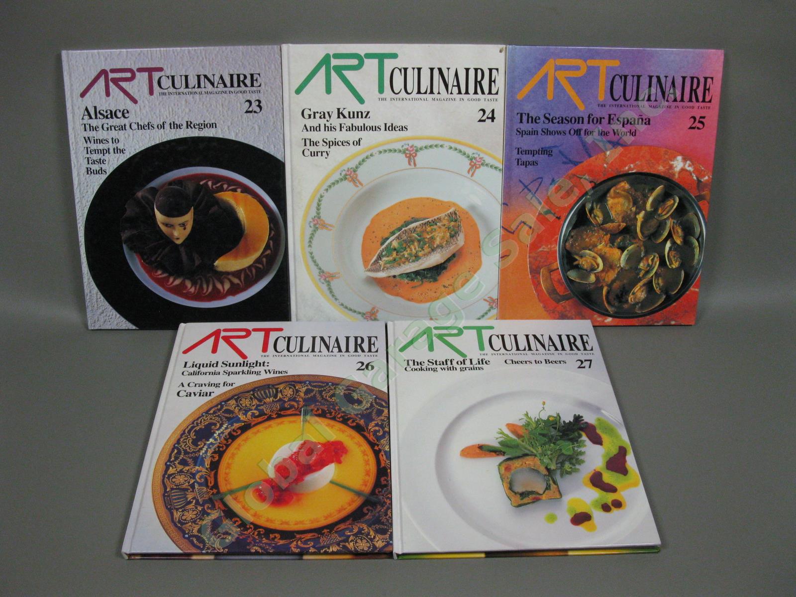 Art Culinaire 1986-1993 International Magazine Collection 29 Issues 3-31 Lot NR 5