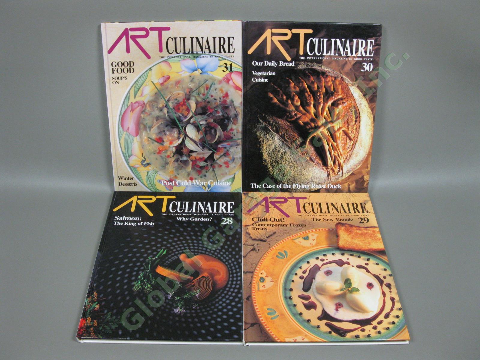 Art Culinaire 1986-1993 International Magazine Collection 29 Issues 3-31 Lot NR 6