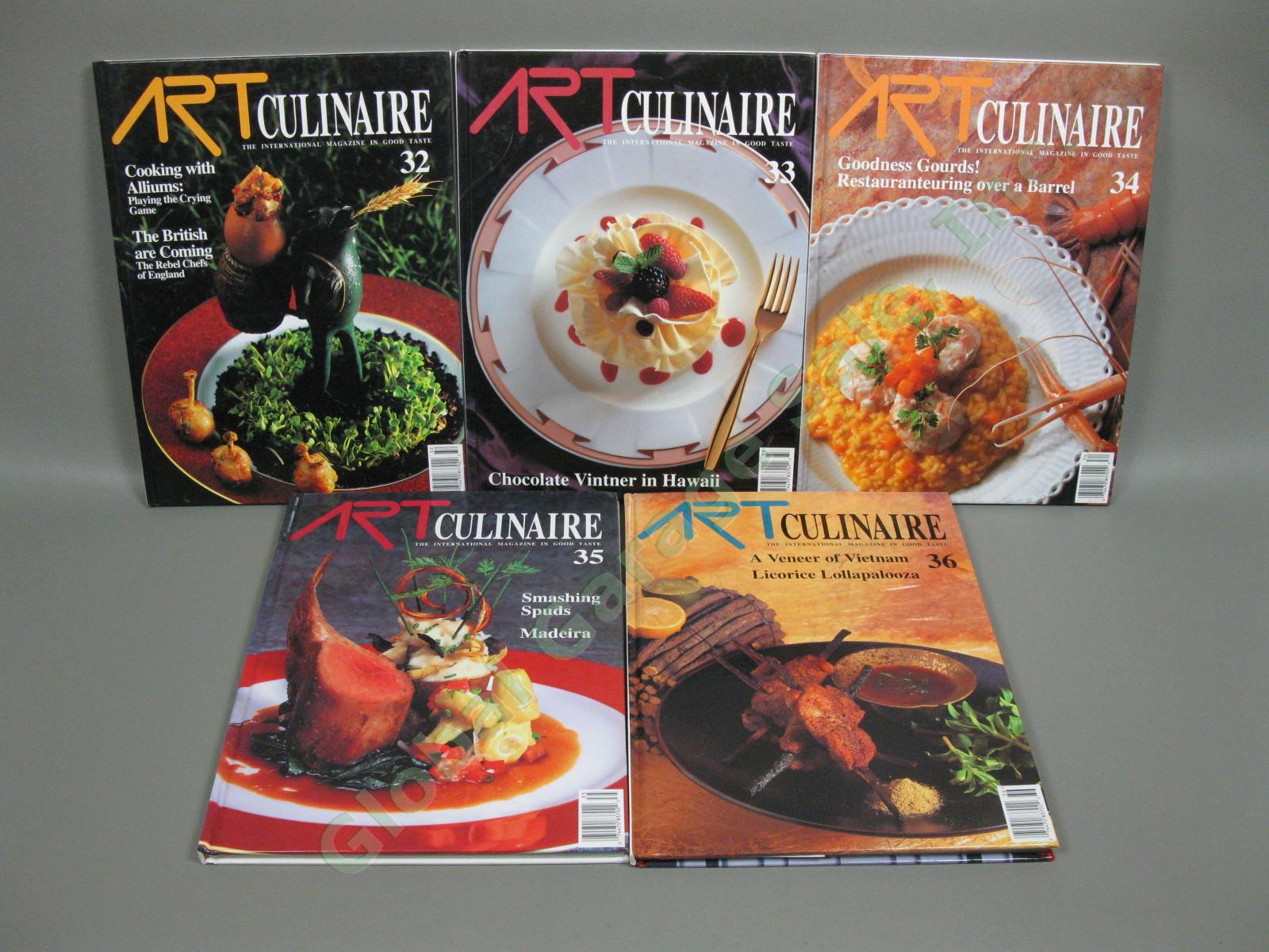 Art Culinaire 1994-2001 International Magazine Collection 32 Issues 32-63 Lot NR 1