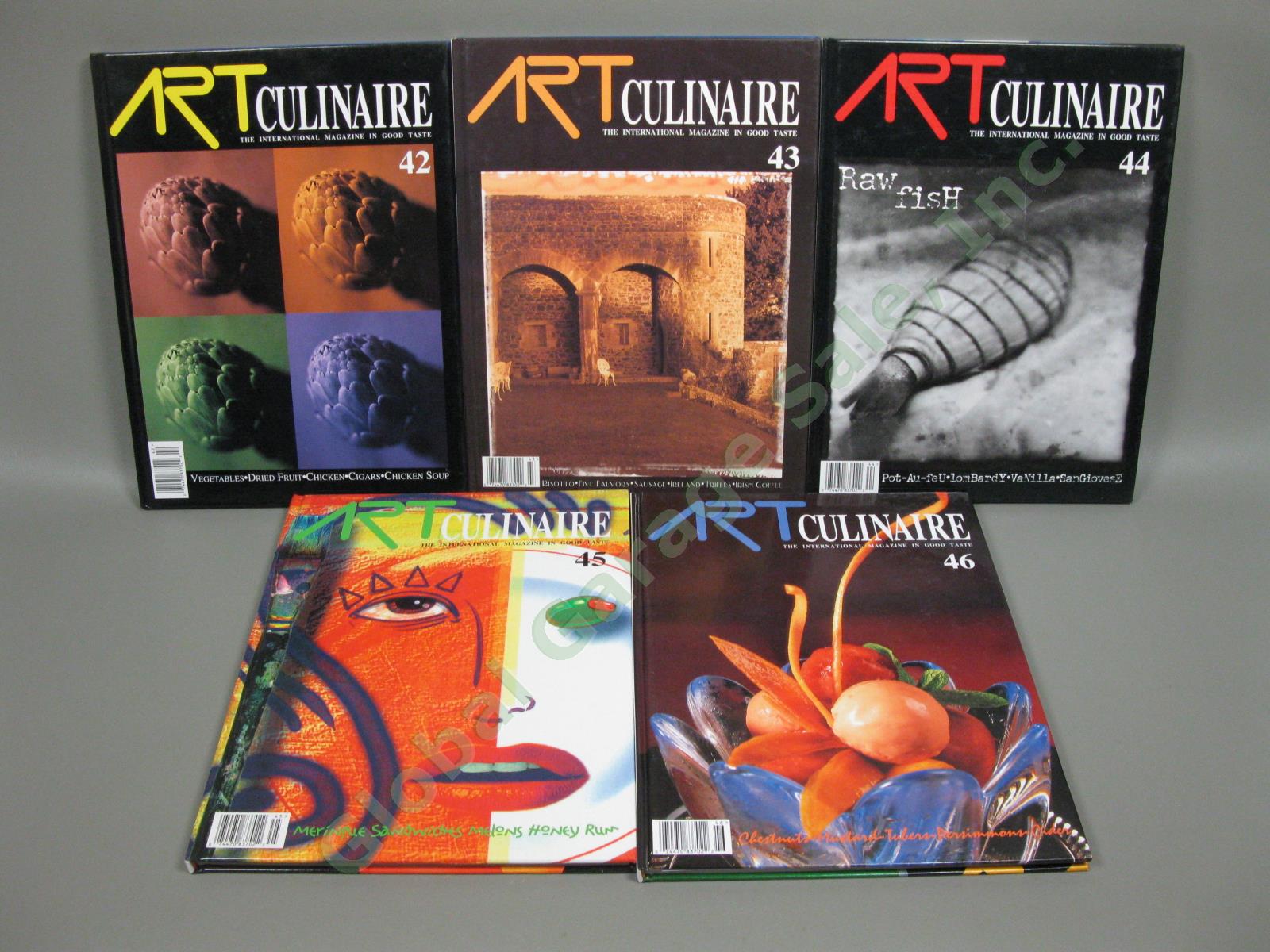 Art Culinaire 1994-2001 International Magazine Collection 32 Issues 32-63 Lot NR 3