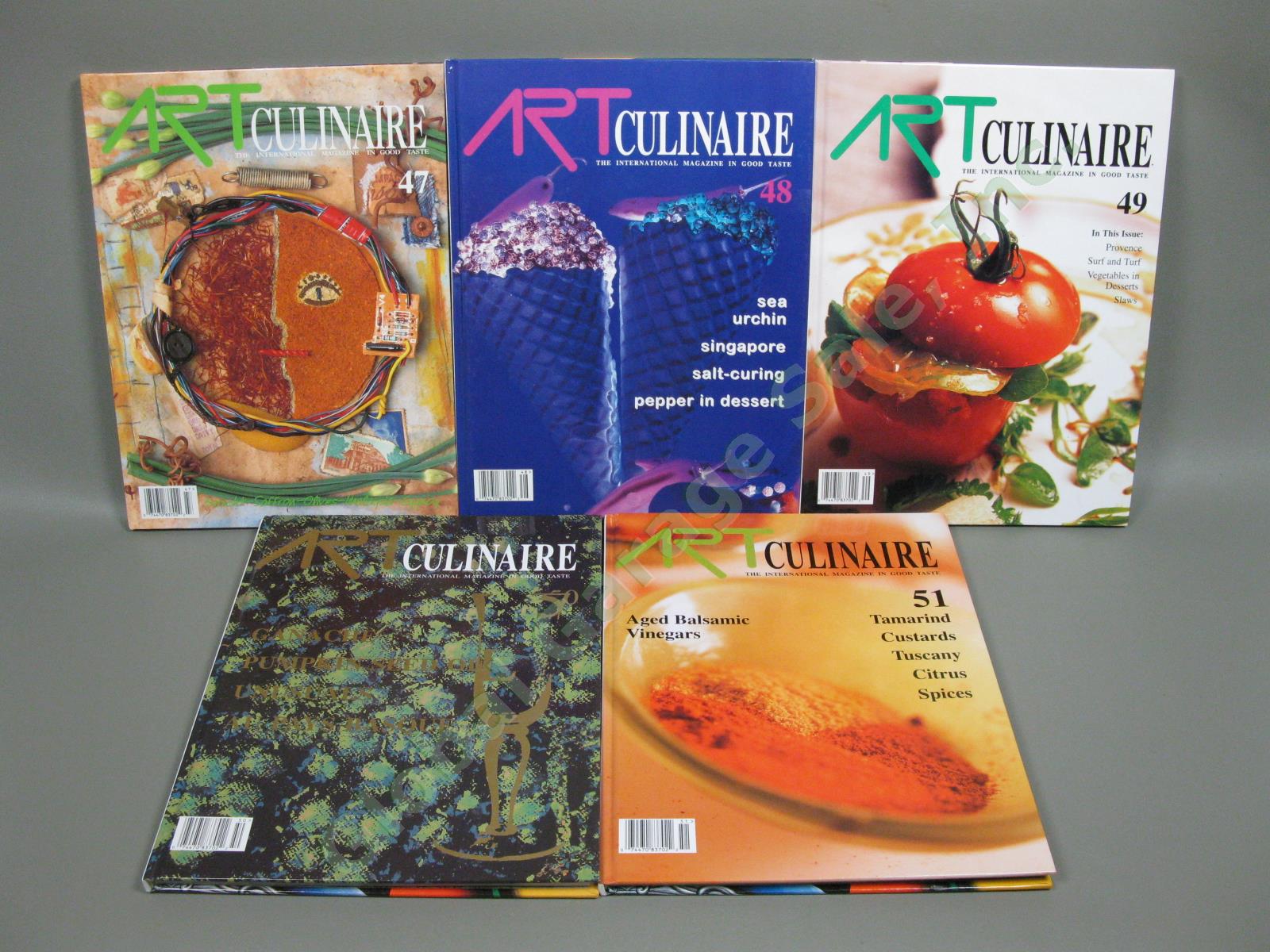 Art Culinaire 1994-2001 International Magazine Collection 32 Issues 32-63 Lot NR 4