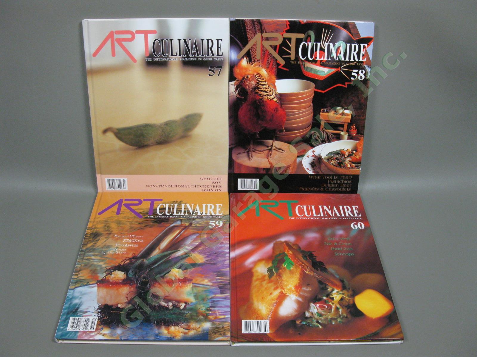 Art Culinaire 1994-2001 International Magazine Collection 32 Issues 32-63 Lot NR 6