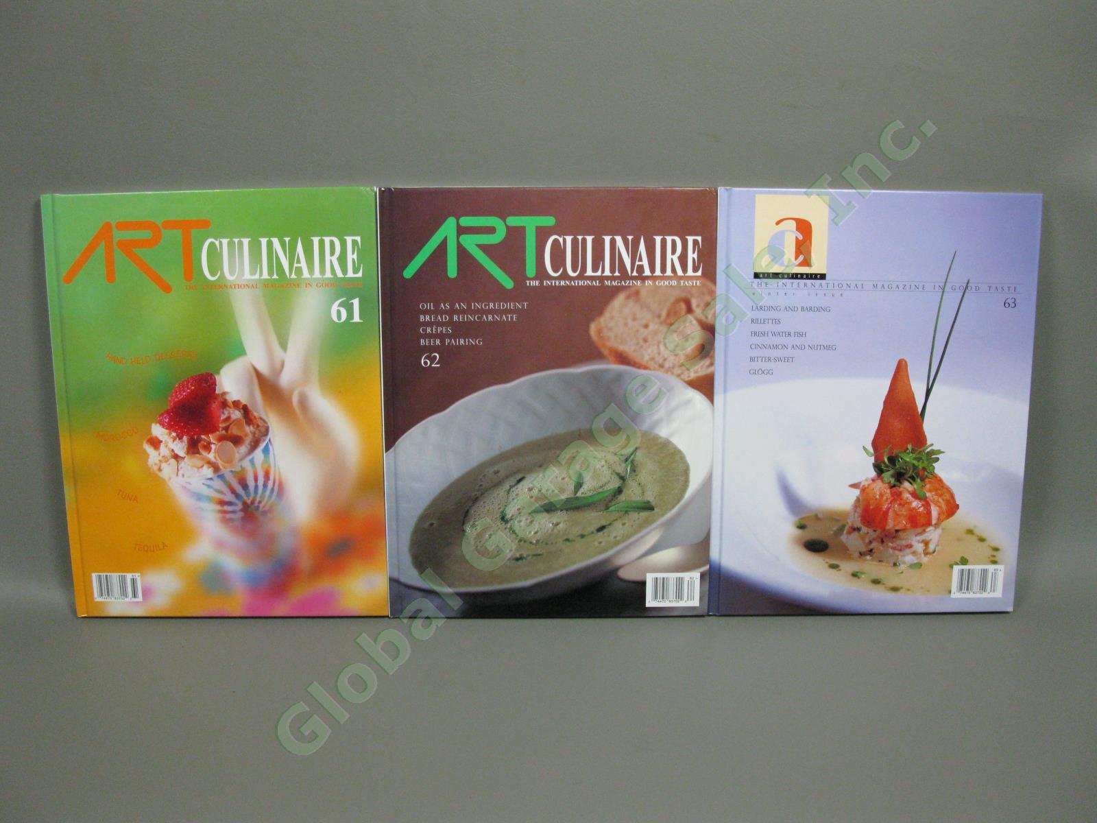Art Culinaire 1994-2001 International Magazine Collection 32 Issues 32-63 Lot NR 7