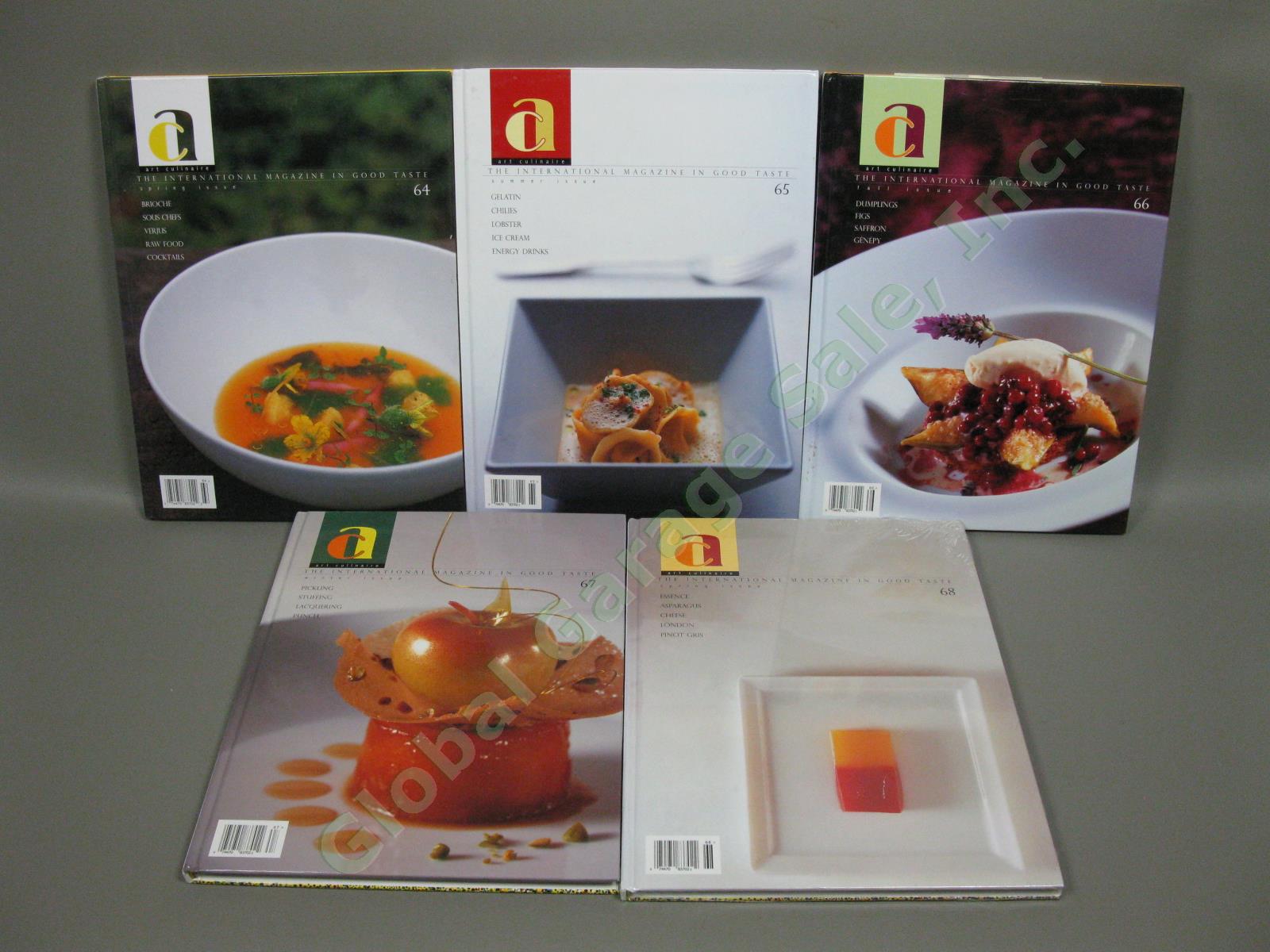 Art Culinaire 2002-2009 International Magazine Collection 31 Issues 64-94 Lot NR 1