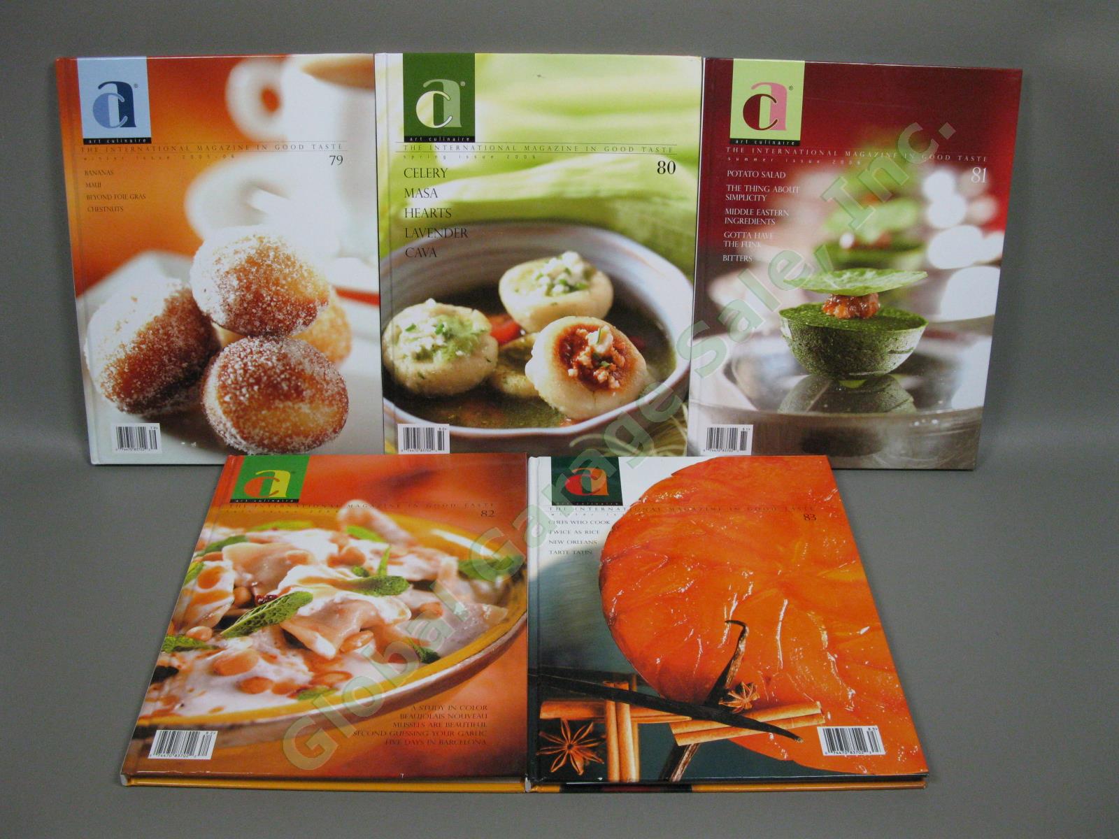 Art Culinaire 2002-2009 International Magazine Collection 31 Issues 64-94 Lot NR 4