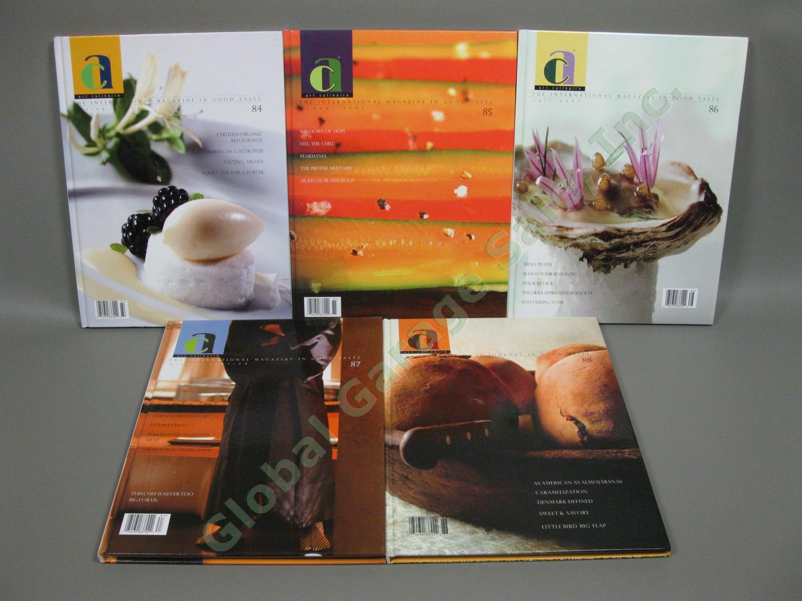 Art Culinaire 2002-2009 International Magazine Collection 31 Issues 64-94 Lot NR 5