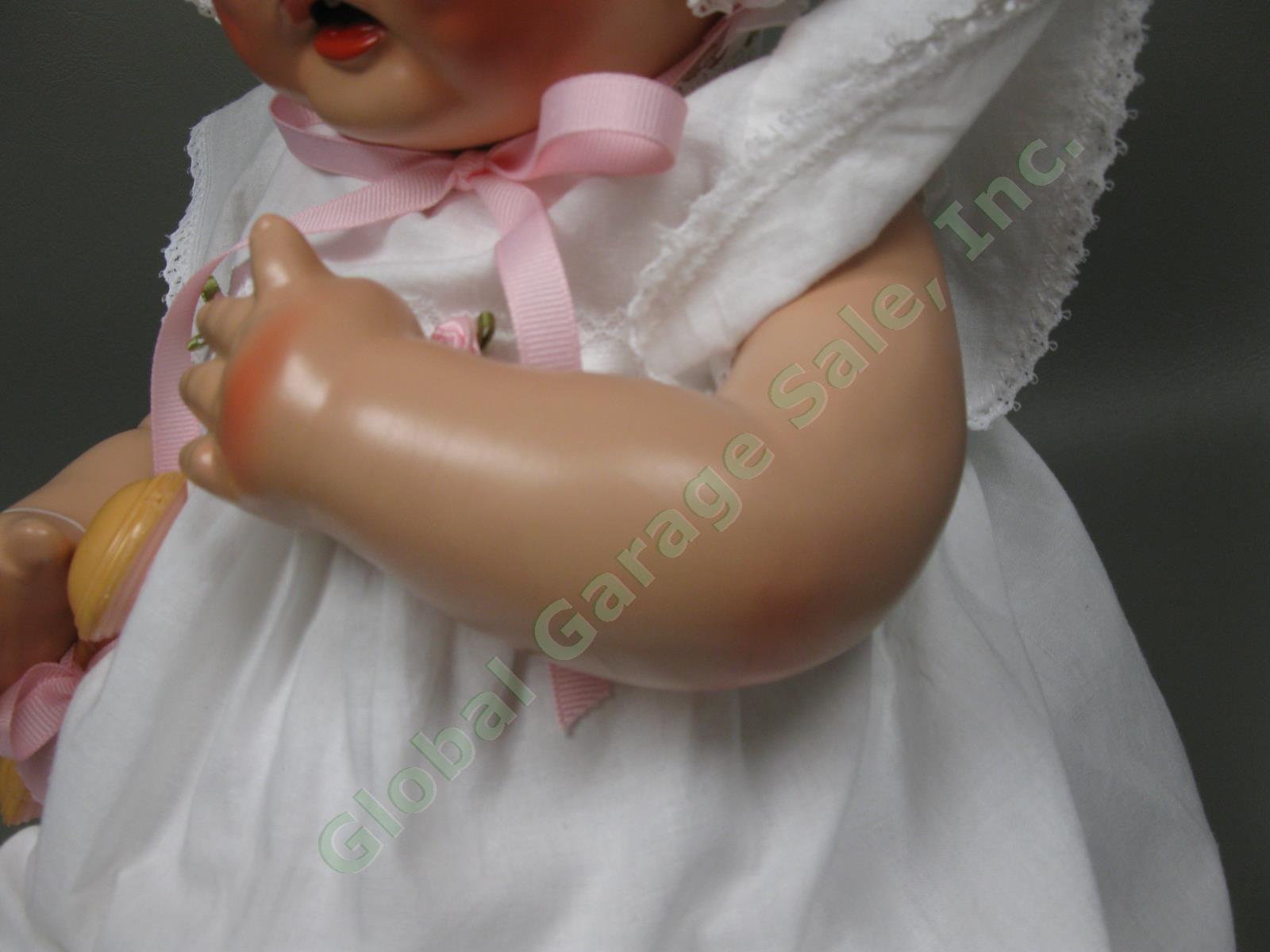Antique 1924 Effanbee Bubbles 23" Baby Girl Doll Sleep Eyes Composition Cloth NR 6