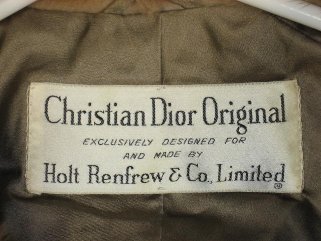 Vintage Christian Dior Mink Fur Stole Hat Fox Beaver + 4