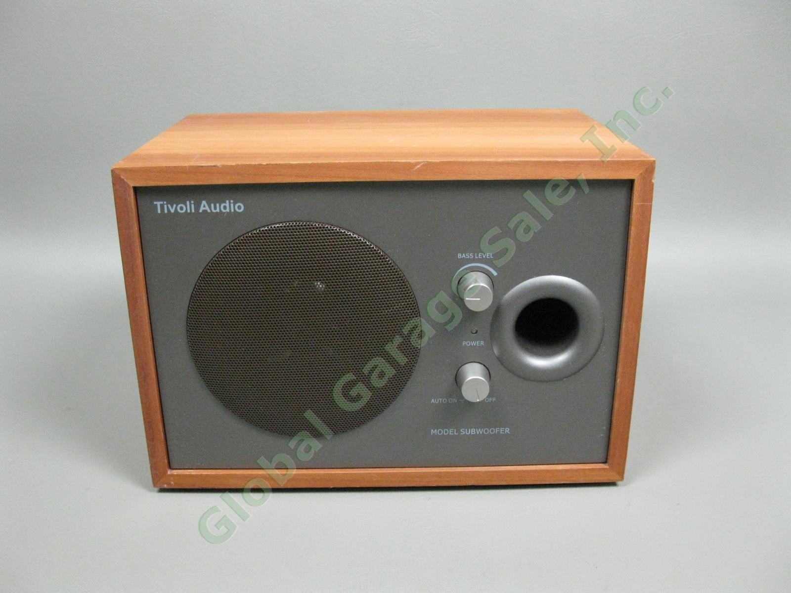 Tivoli Audio Model Two Henry Kloss AM/FM Radio Subwoofer Speakers Tested IWC NR 8