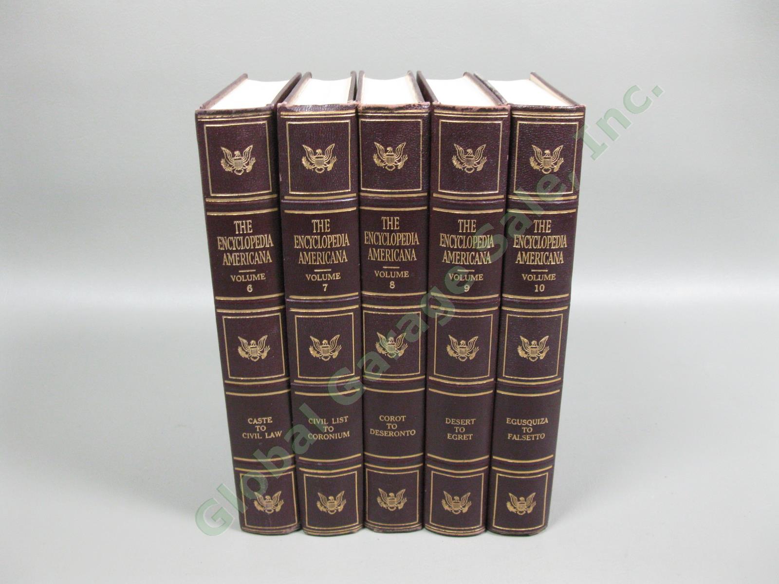 Encyclopedia Americana Complete 30-Volume Set 1953 Illustrated Ed Excellent Cond 10