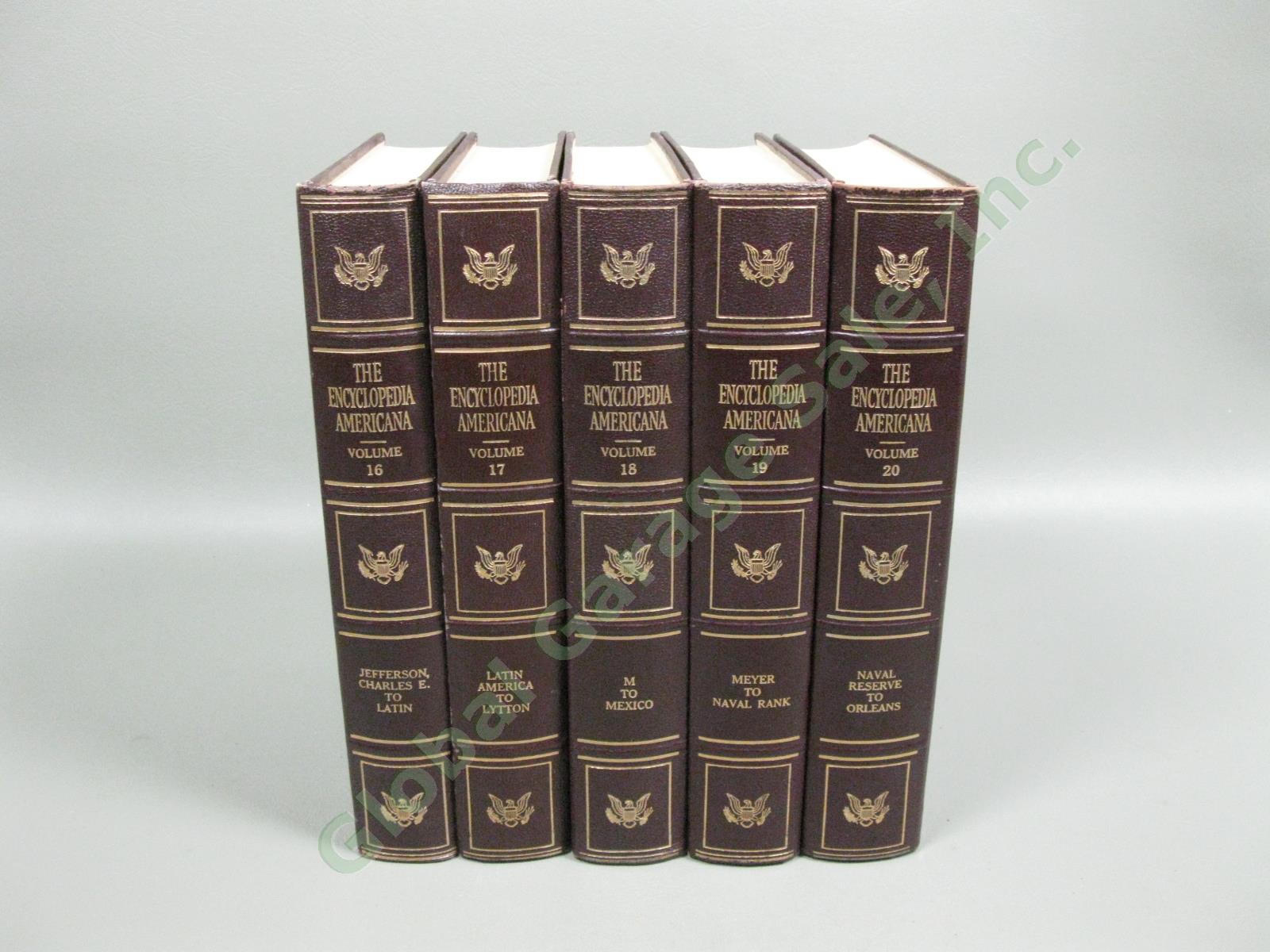 Encyclopedia Americana Complete 30-Volume Set 1953 Illustrated Ed Excellent Cond 12