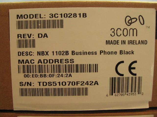 5 3Com NBX 1102 B Business Voip Telephones Phone System 2