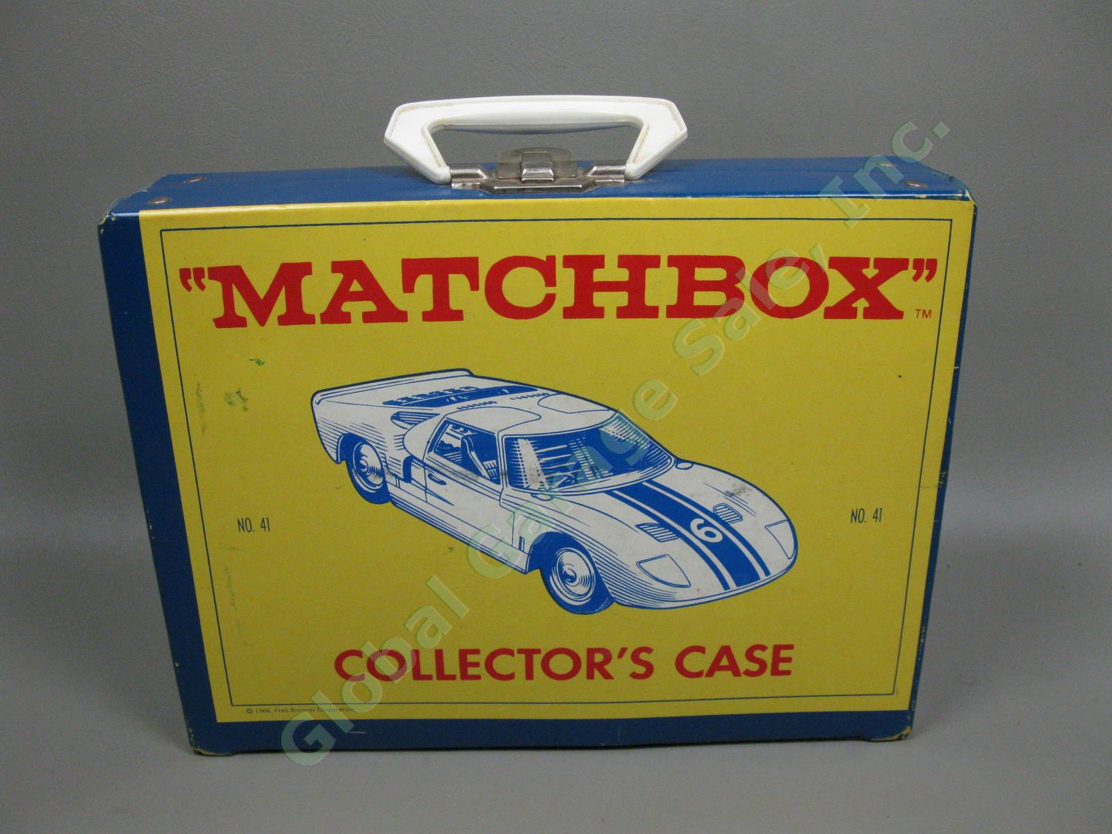 44 Vintage 1950s-1960s Lesney Matchbox Moko Toy Car Lot + Carrying Case EXC COND 47