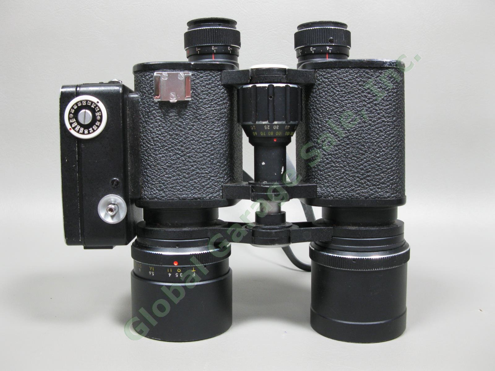 Ricoh Teleca 240 7x50 Auto Half E Frame Binoculars 35mm Camera Carrying Case NR 2