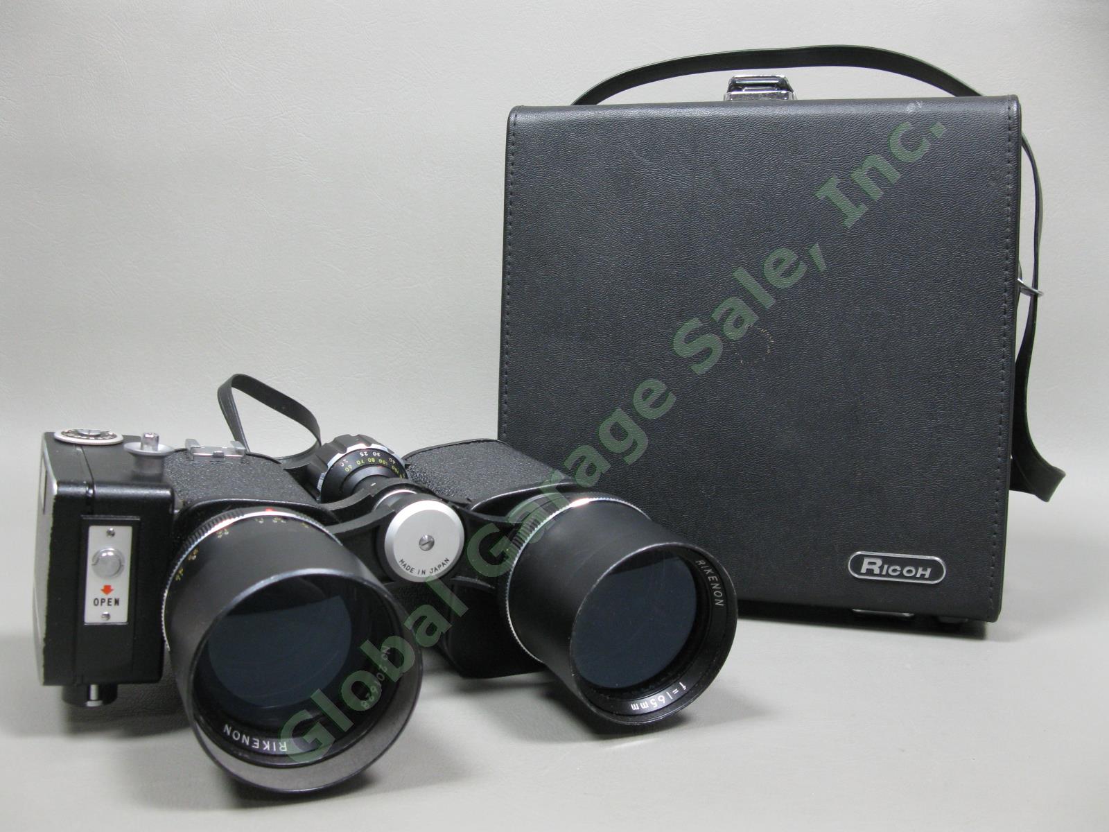 Ricoh Teleca 240 7x50 Auto Half E Frame Binoculars 35mm Camera Carrying Case NR 9