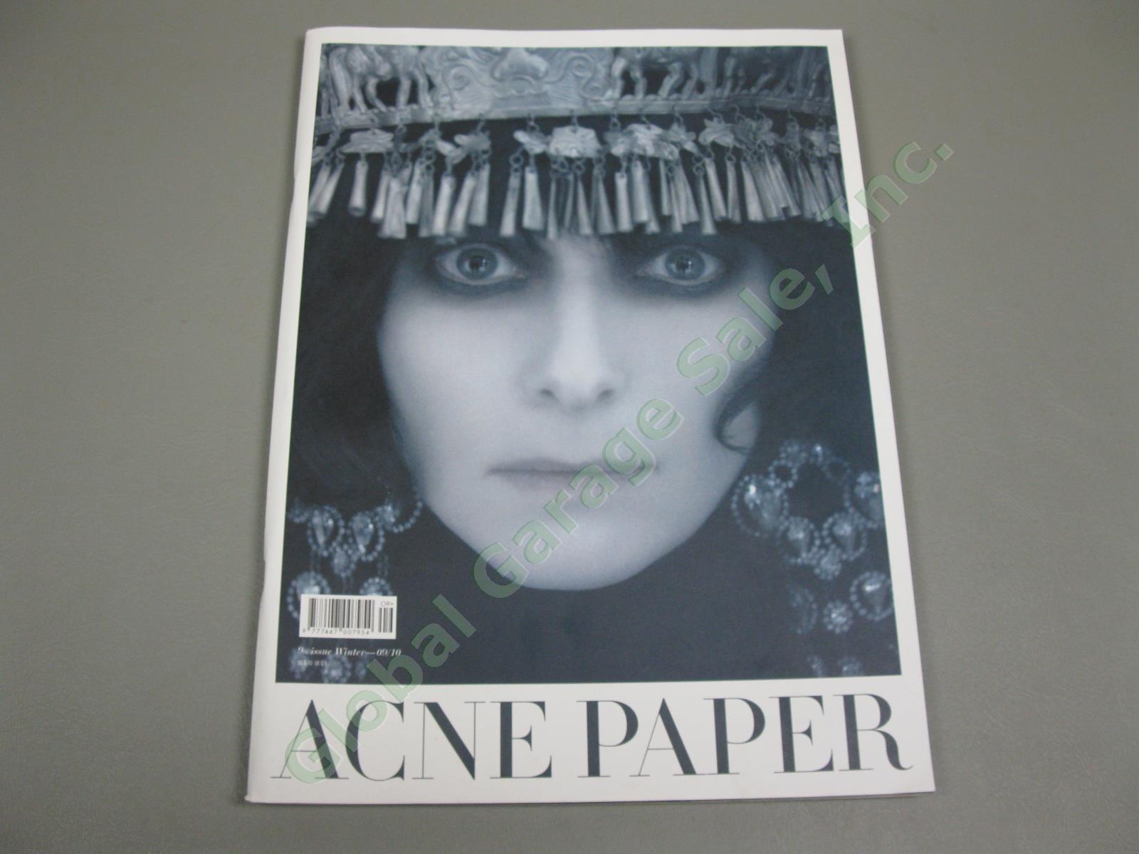 5 Acne Paper Magazines Lot 2007-2010 Issues #4-9 Photography Book Collection NR 17
