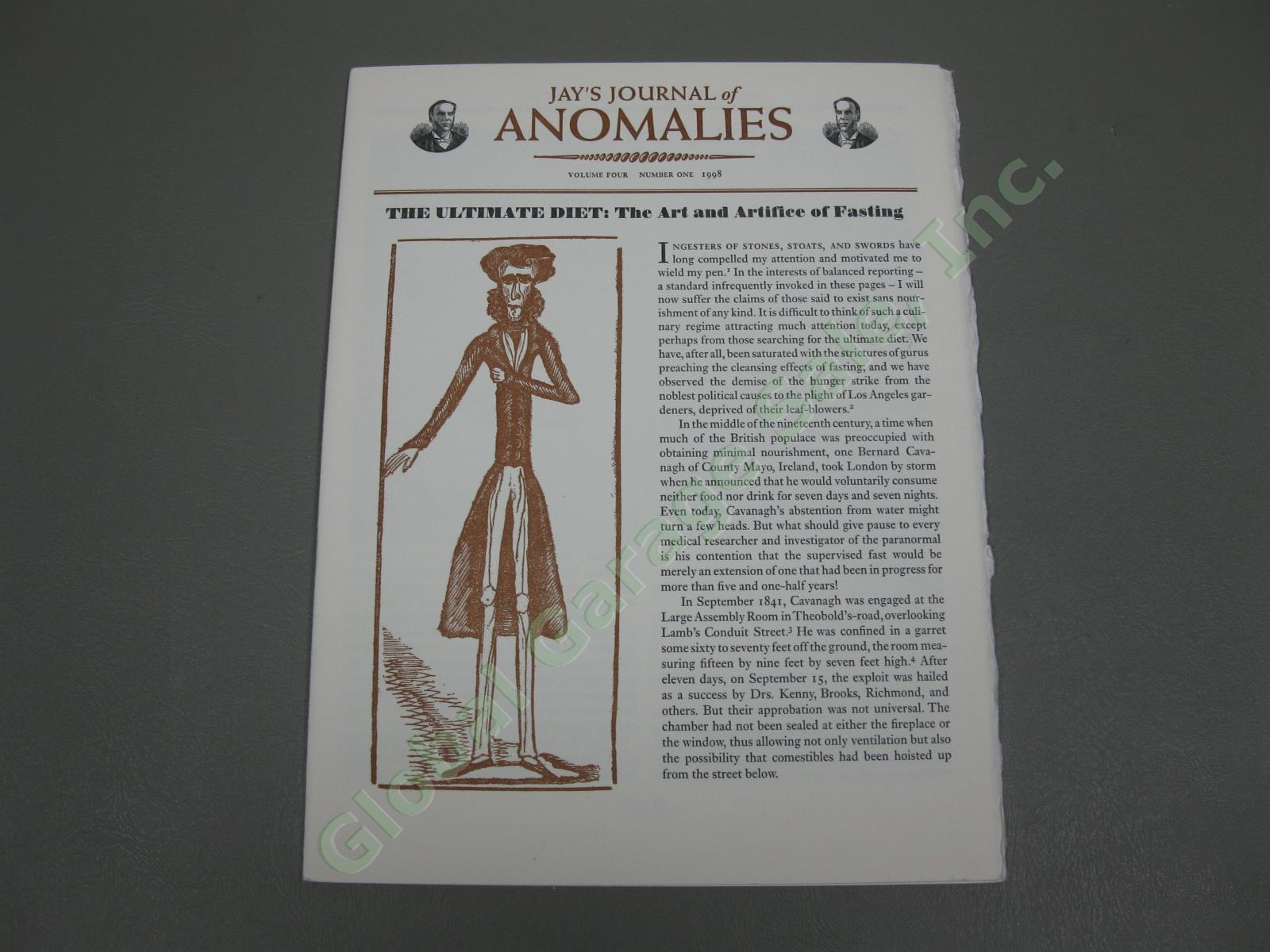 Ricky Jays Journal of Anomalies Last Orig Complete Vol 4 Quarterly Periodical NR 1