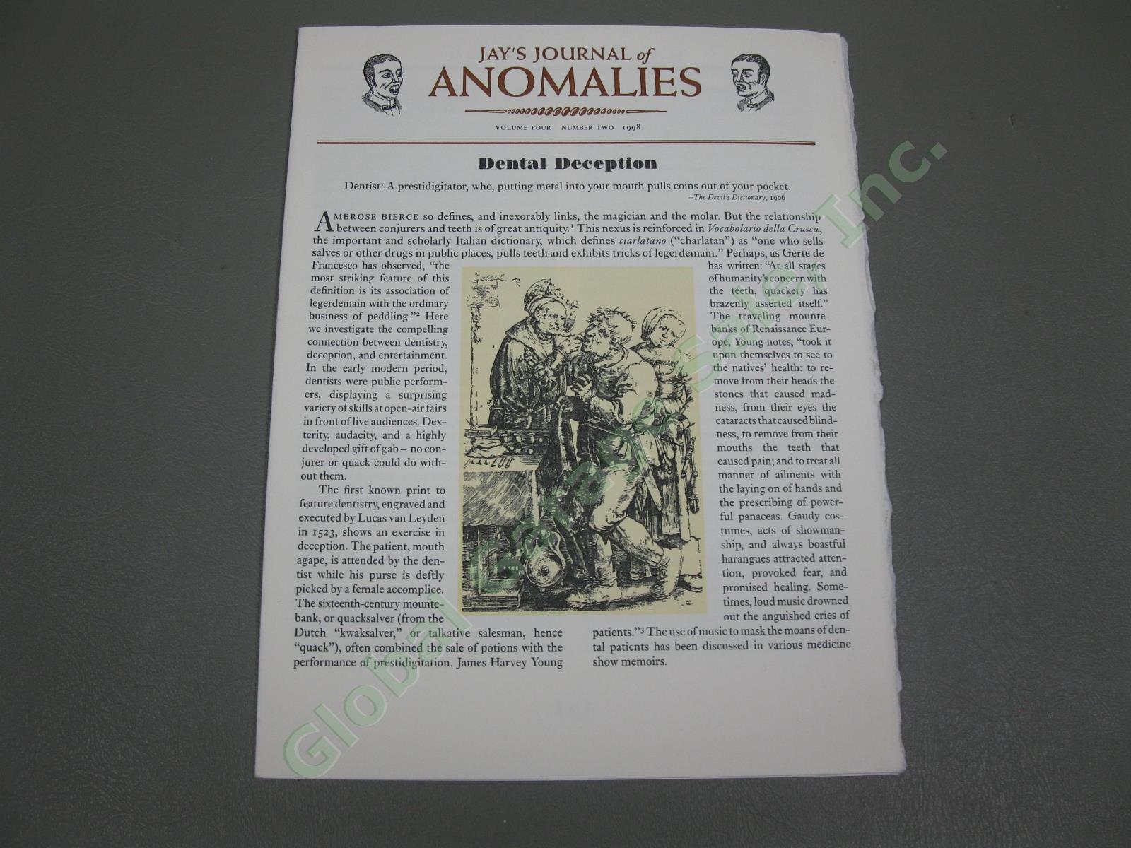 Ricky Jays Journal of Anomalies Last Orig Complete Vol 4 Quarterly Periodical NR 4