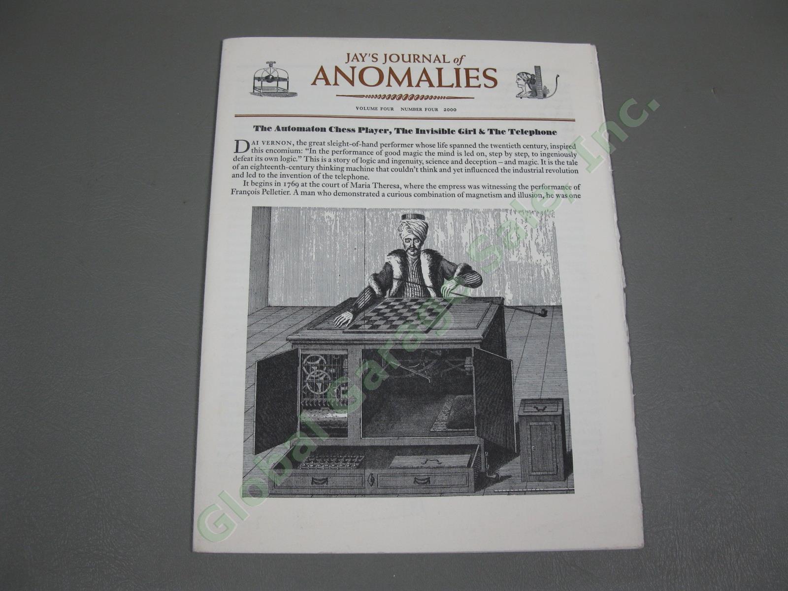 Ricky Jays Journal of Anomalies Last Orig Complete Vol 4 Quarterly Periodical NR 11