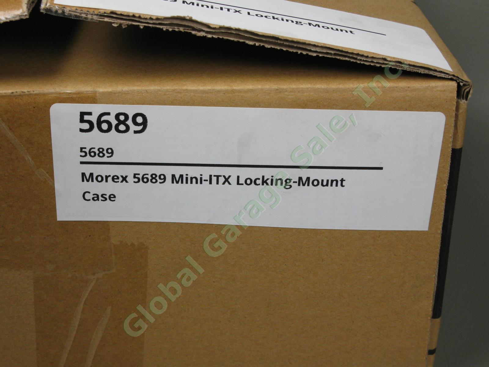 2 Morex 5689 Key Locking Mini-ITX Ultra Compact Computer Case 60W PSU VESA Mount 6