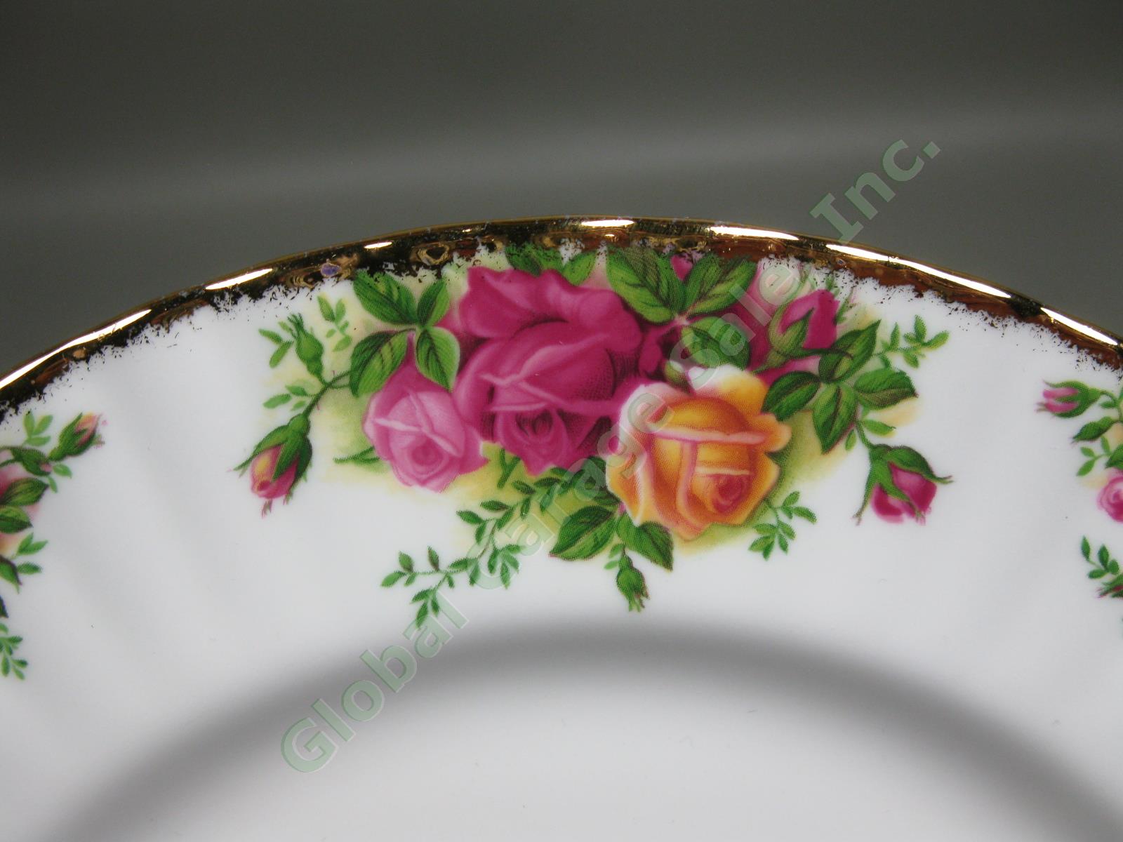 4 Royal Albert Old Country Roses Place Settings Serving Bowl Platter Plate Set 1