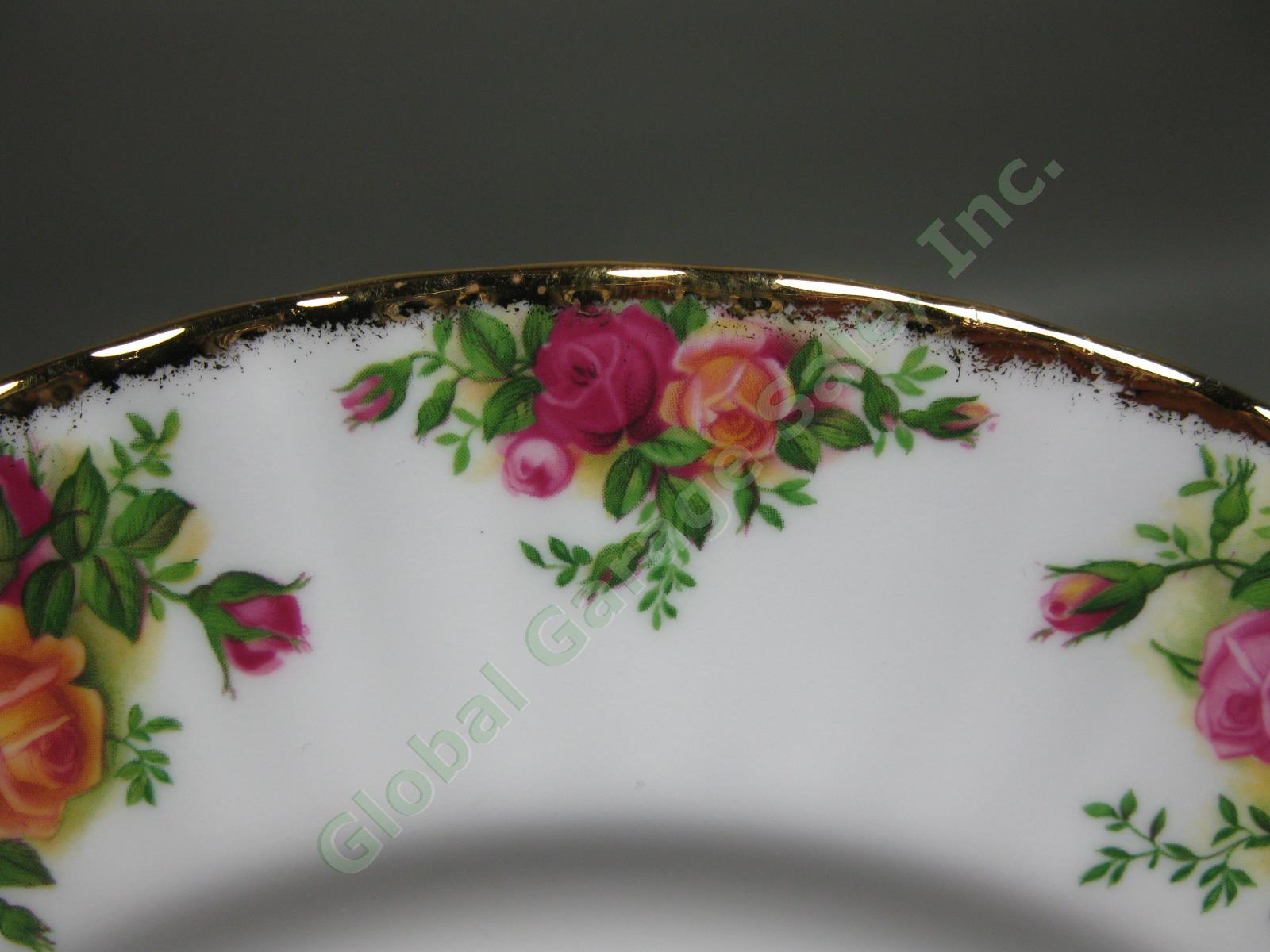 4 Royal Albert Old Country Roses Place Settings Serving Bowl Platter Plate Set 2