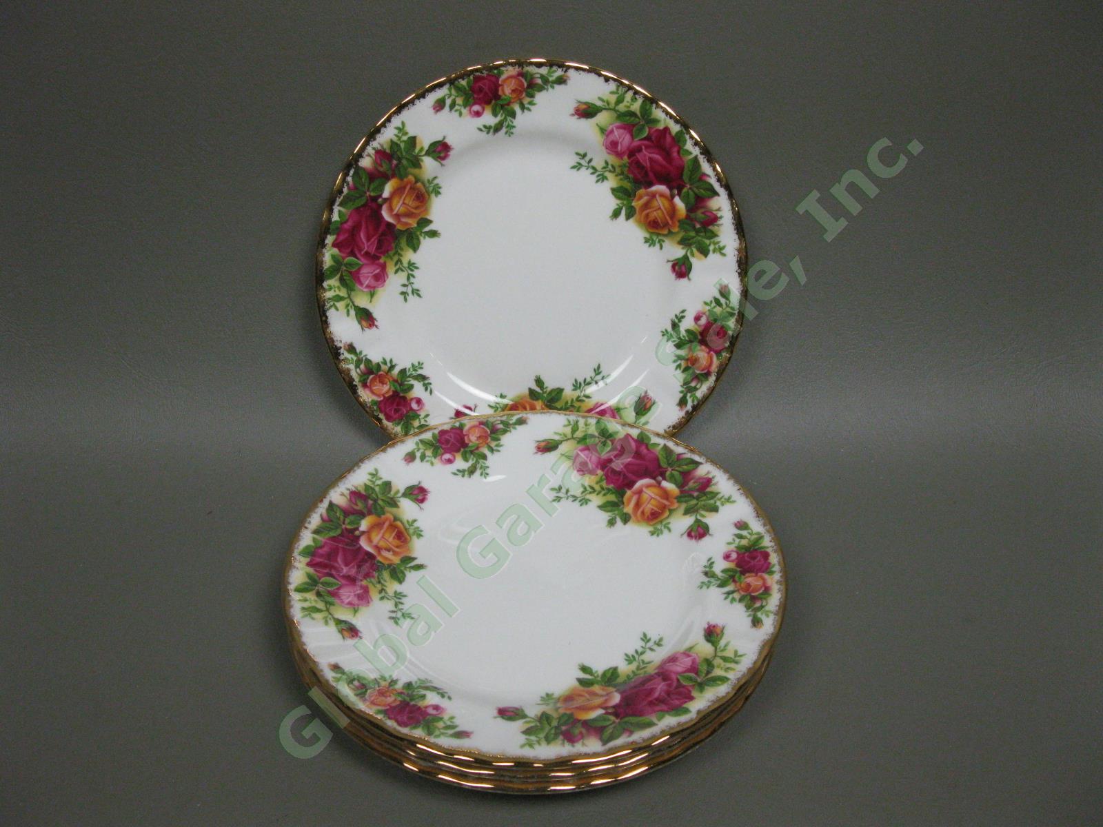4 Royal Albert Old Country Roses Place Settings Serving Bowl Platter Plate Set 6