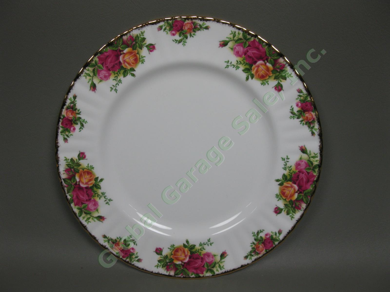4 Royal Albert Old Country Roses Place Settings Serving Bowl Platter Plate Set 10