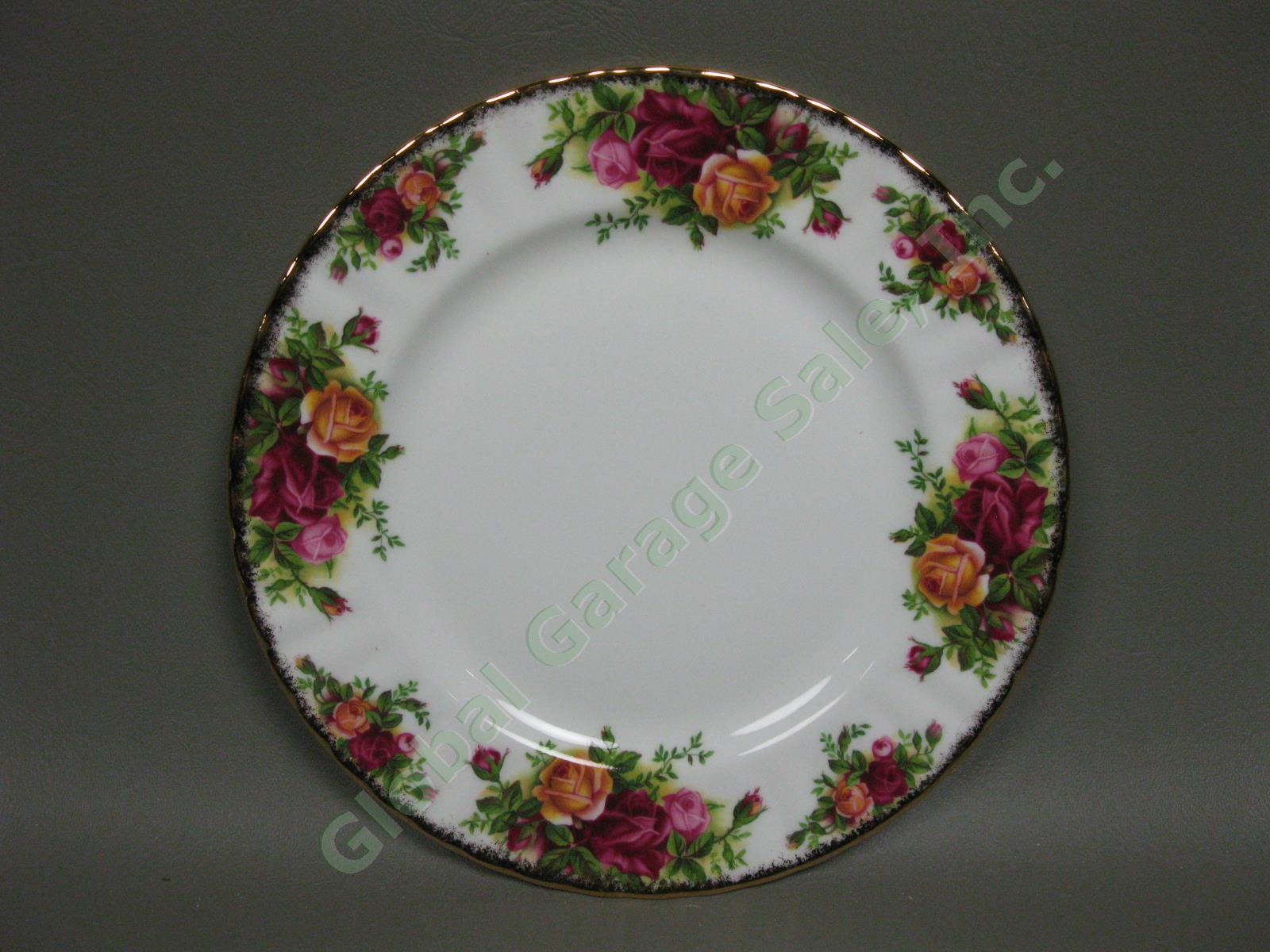 4 Royal Albert Old Country Roses Place Settings Serving Bowl Platter Plate Set 12