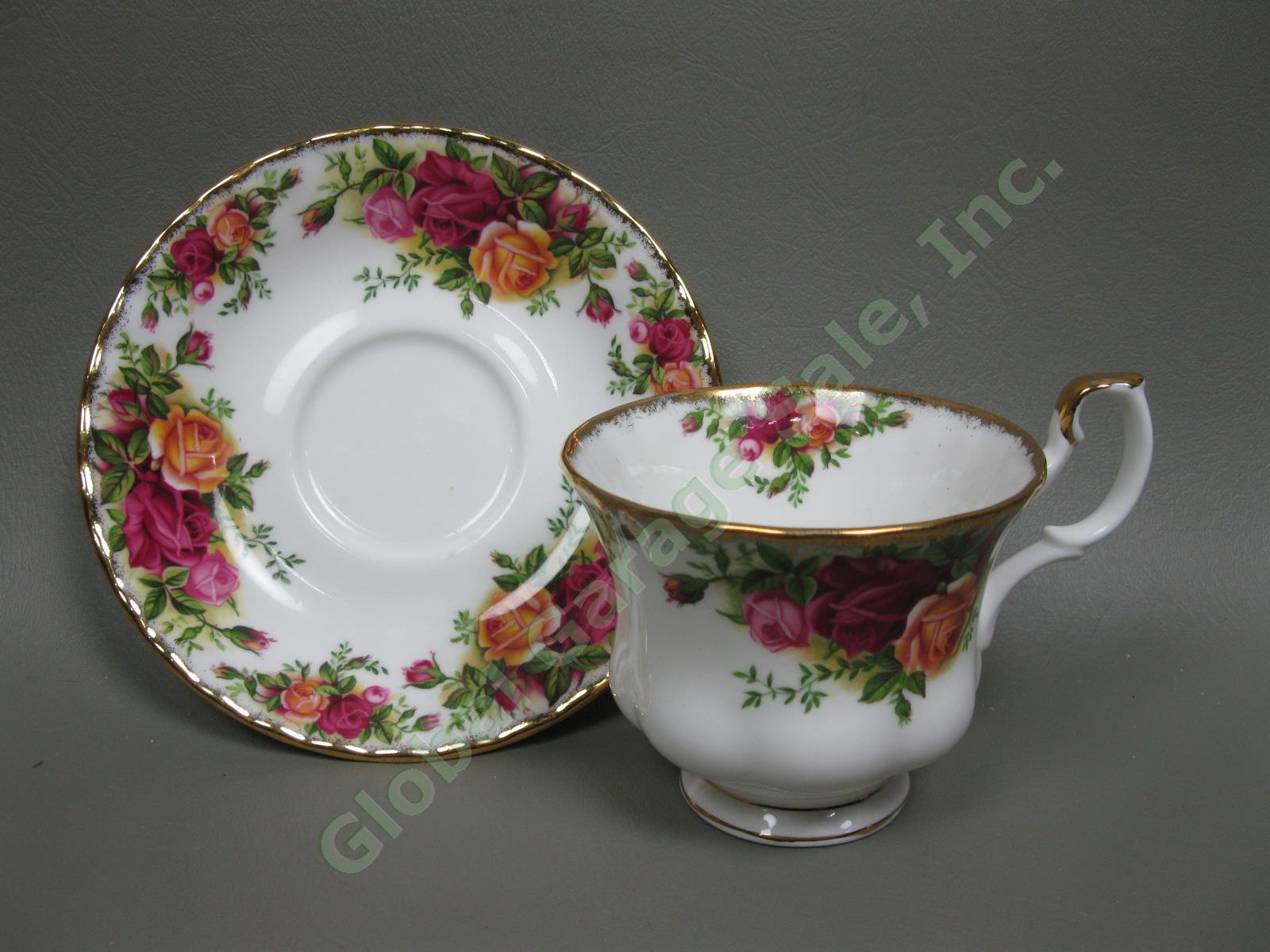 4 Royal Albert Old Country Roses Place Settings Serving Bowl Platter Plate Set 18