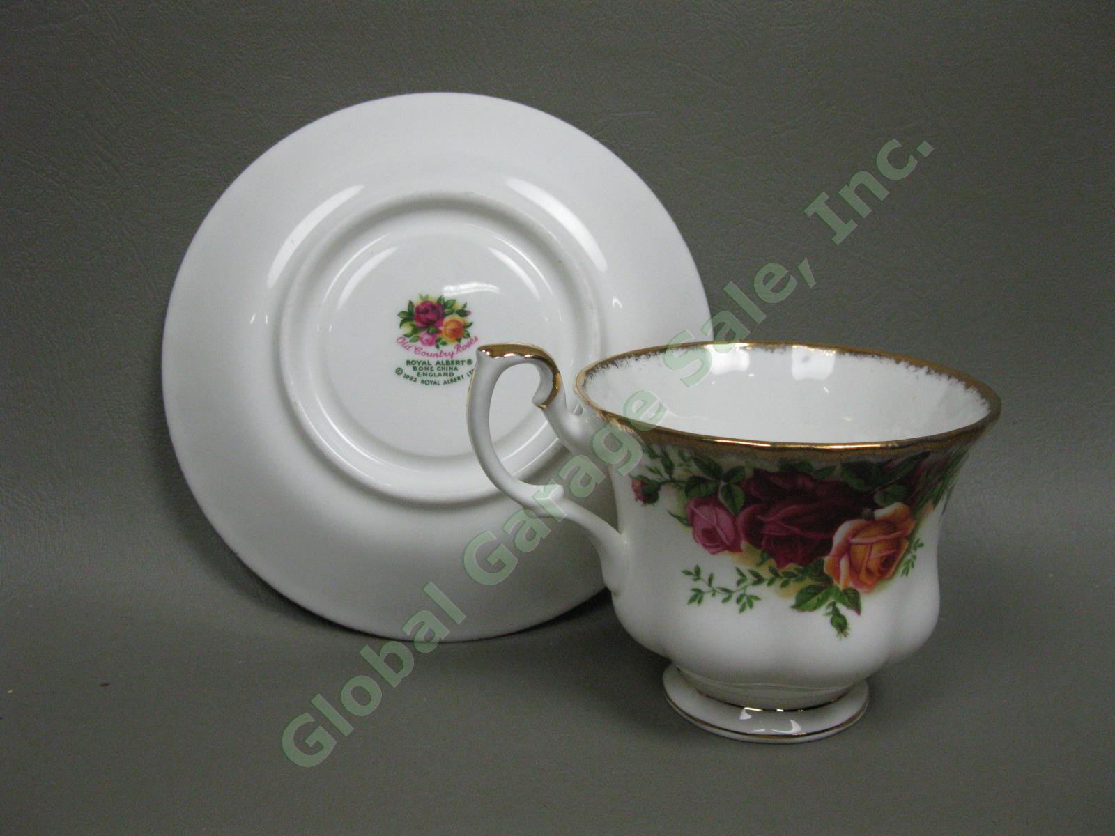 4 Royal Albert Old Country Roses Place Settings Serving Bowl Platter Plate Set 19
