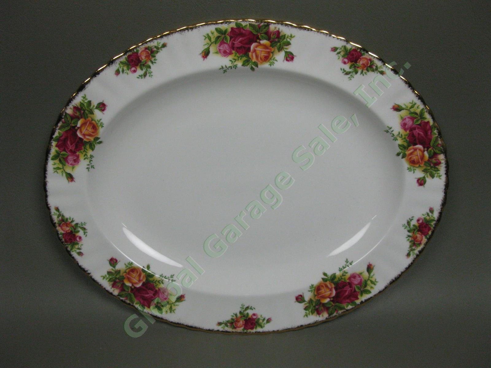 4 Royal Albert Old Country Roses Place Settings Serving Bowl Platter Plate Set 20