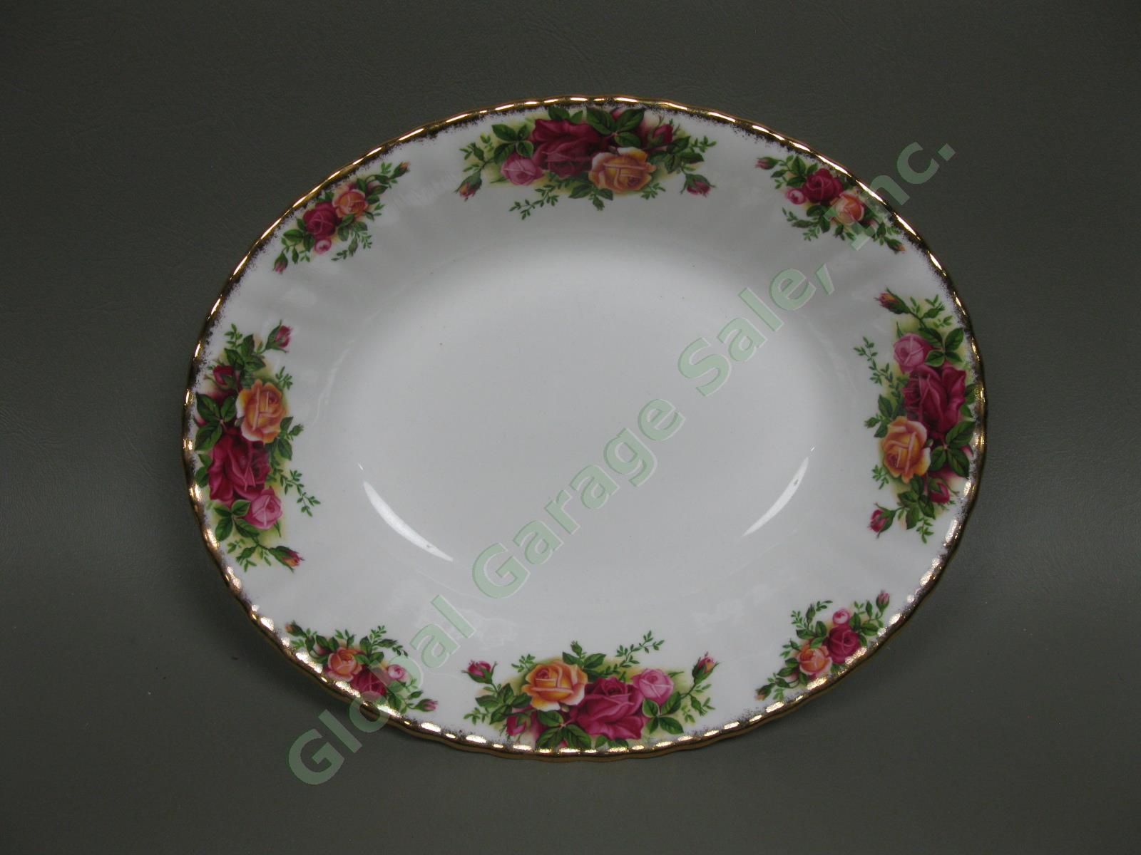 4 Royal Albert Old Country Roses Place Settings Serving Bowl Platter Plate Set 22