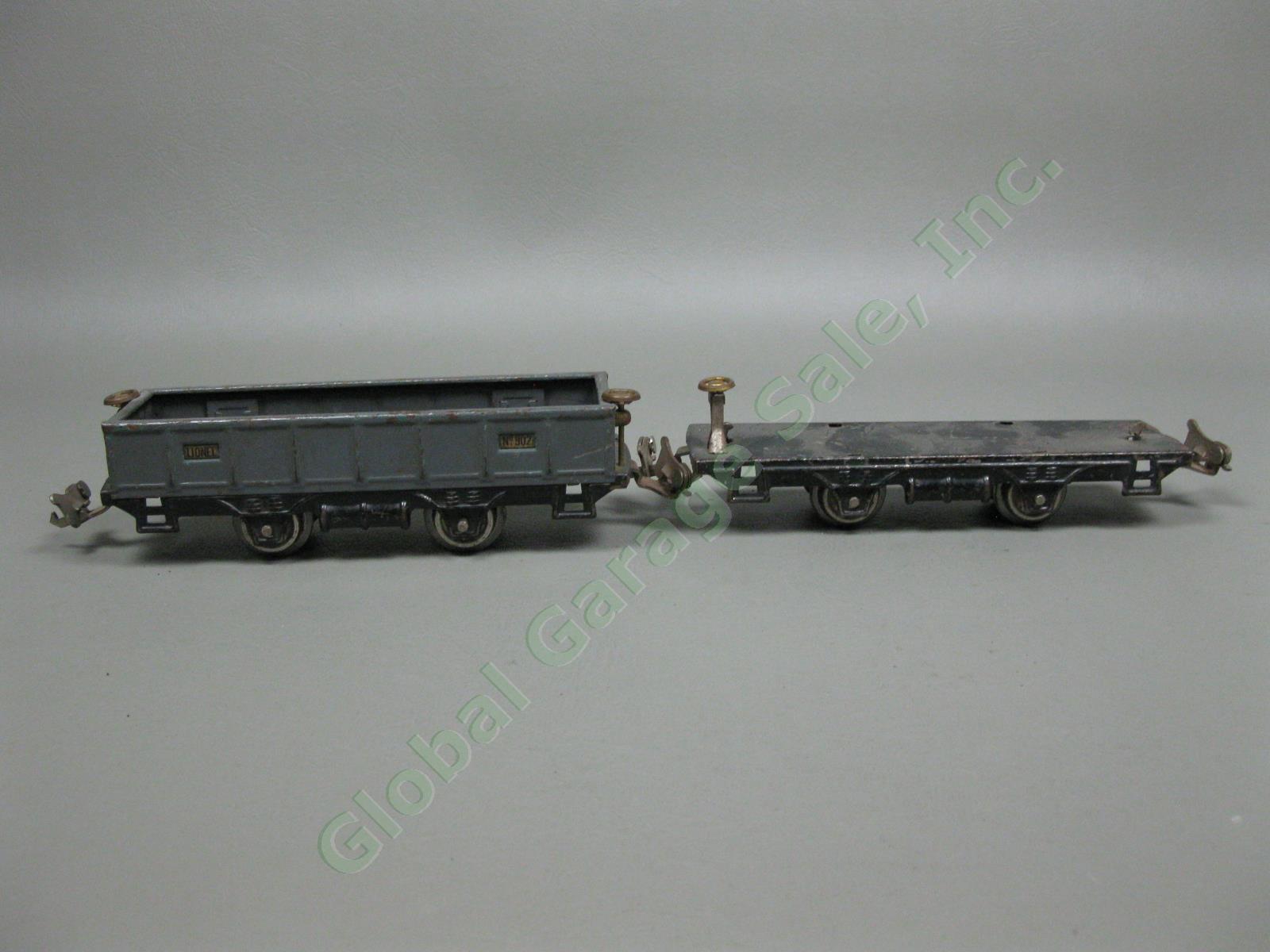 Antique 1920s-1930s Lionel Lines O Gauge Model Train Set #803 804 805 806 807 NR 25